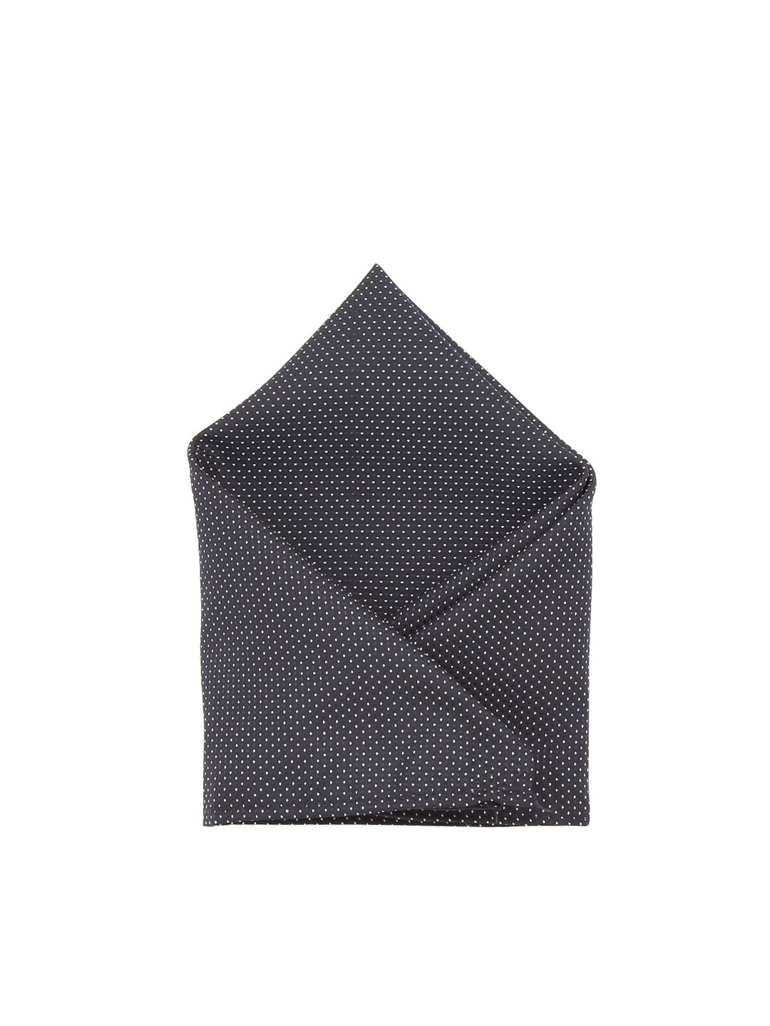 Blacksmith Men Black Jacquard Woven Design Pocket Square-picture-20