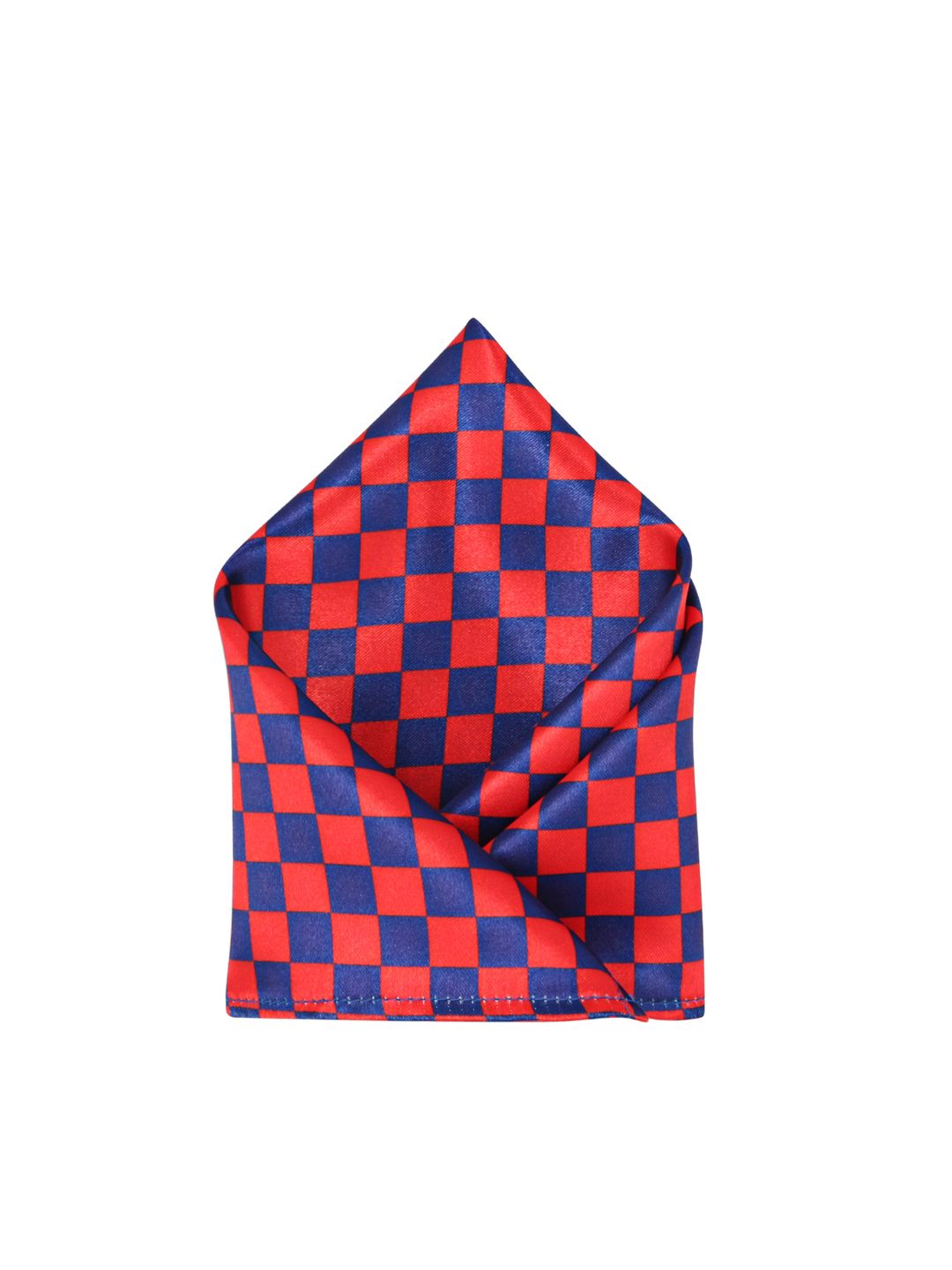 Blacksmith Men Red Checked Pocket Square-picture-37