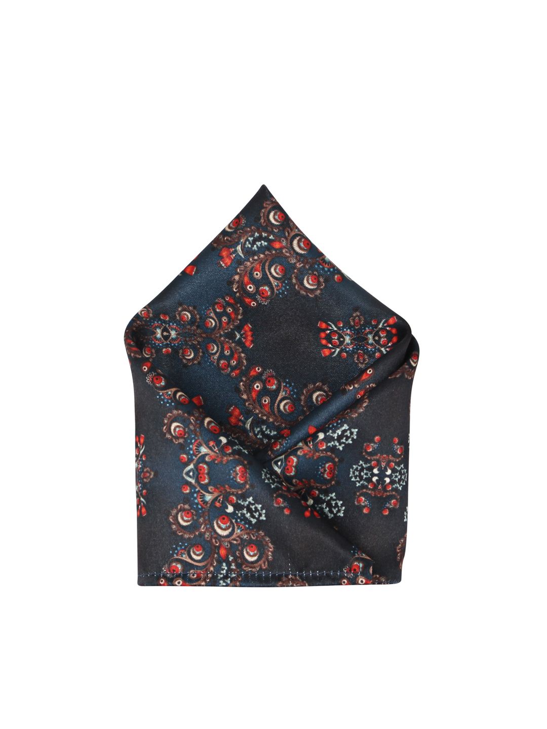 Blacksmith Men Blue Printed Pocket Square-image-36