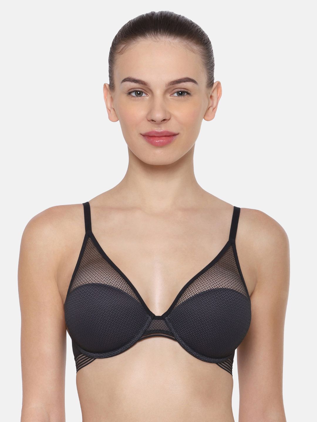 Triumph Infinite Sensation Spacer Cup Invisible Wired Half Cup Padded Ultimate Comfort Bra-picture-24