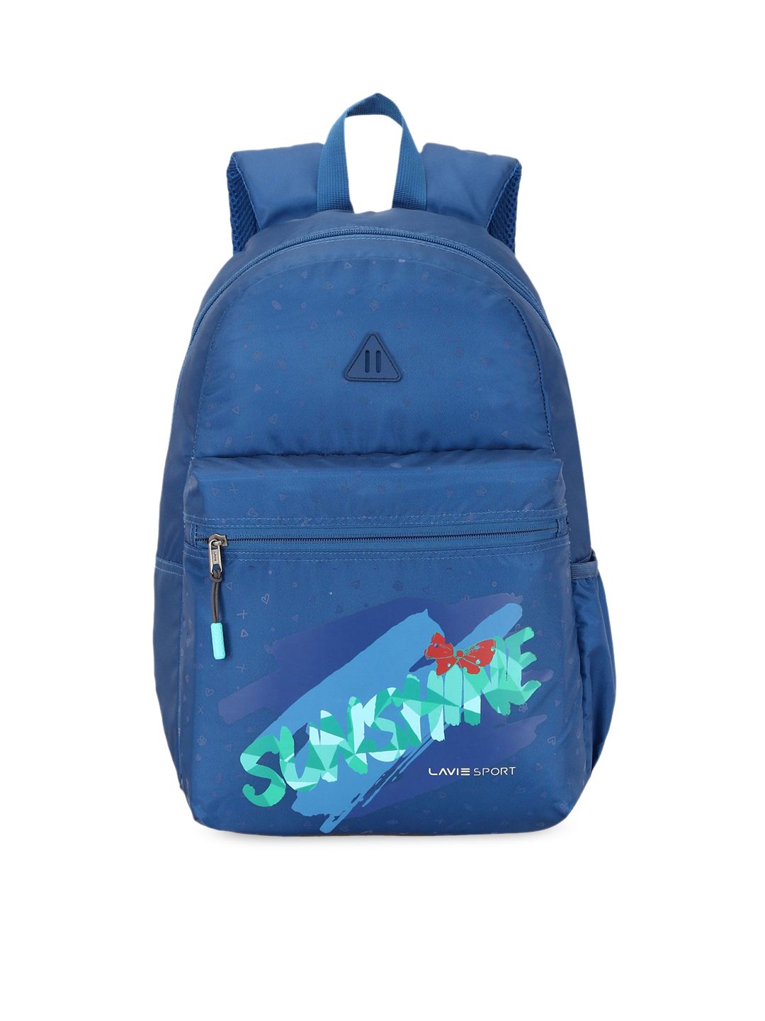LAVIE SPORT Unisex Navy Blue Solid Backpack-picture-29
