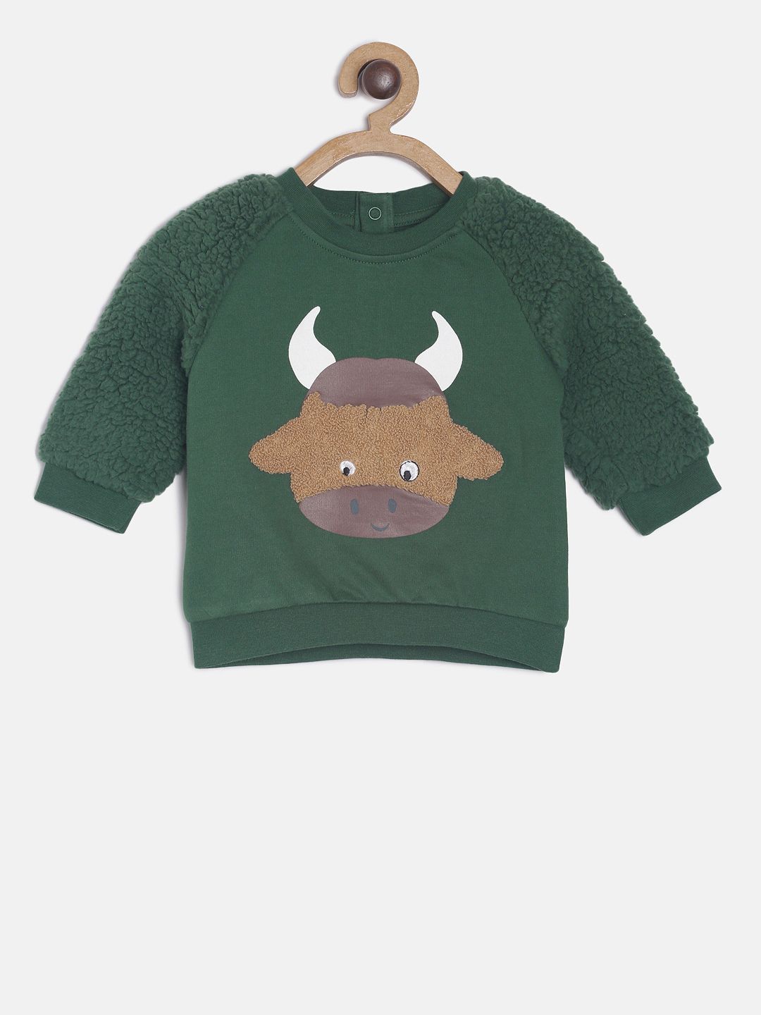 MINI KLUB Boys Green Printed Sweatshirt-picture-40