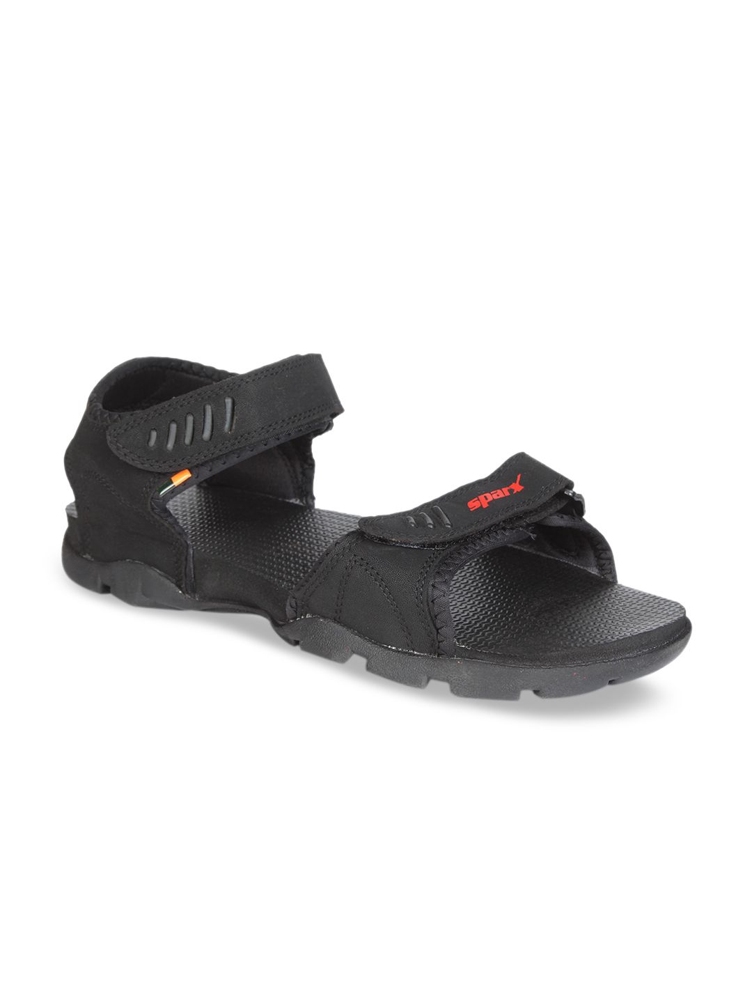 Sparx Men Black Sandals-image-1