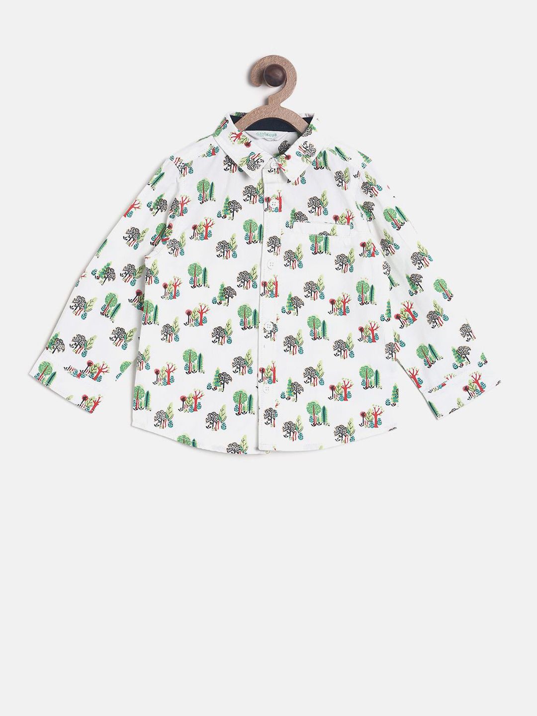 MINI KLUB Boys Multicoloured Regular Fit Printed Casual Shirt-picture-38