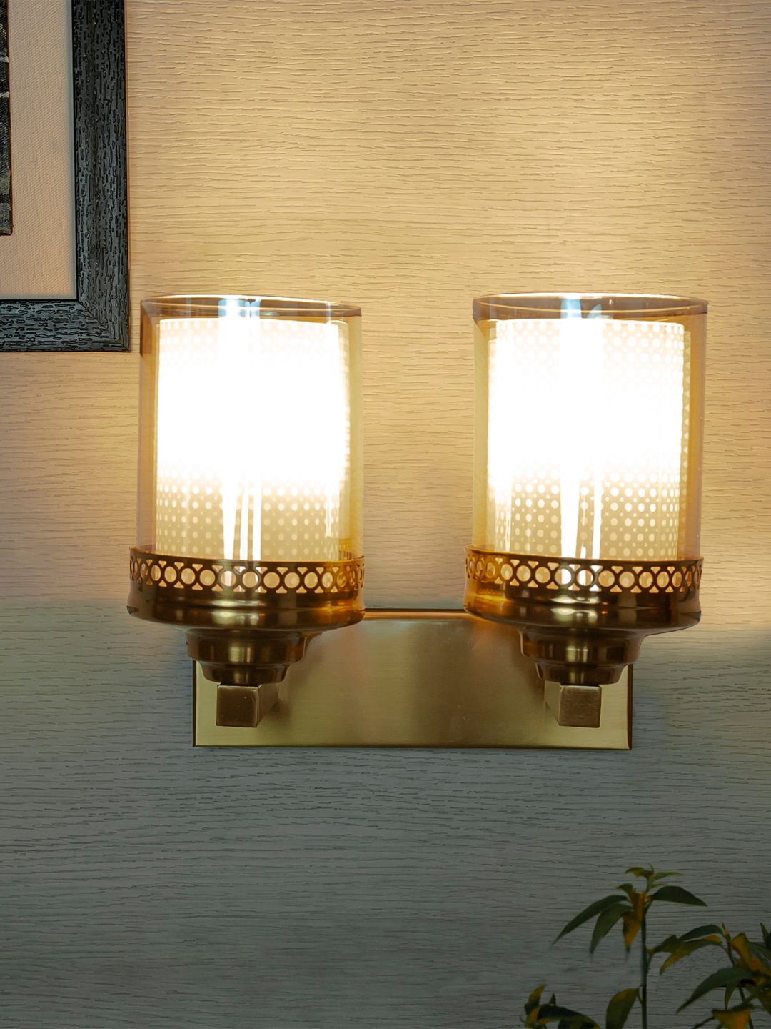 THE LIGHT STORE Golden Dual Wall Lamps-picture-44