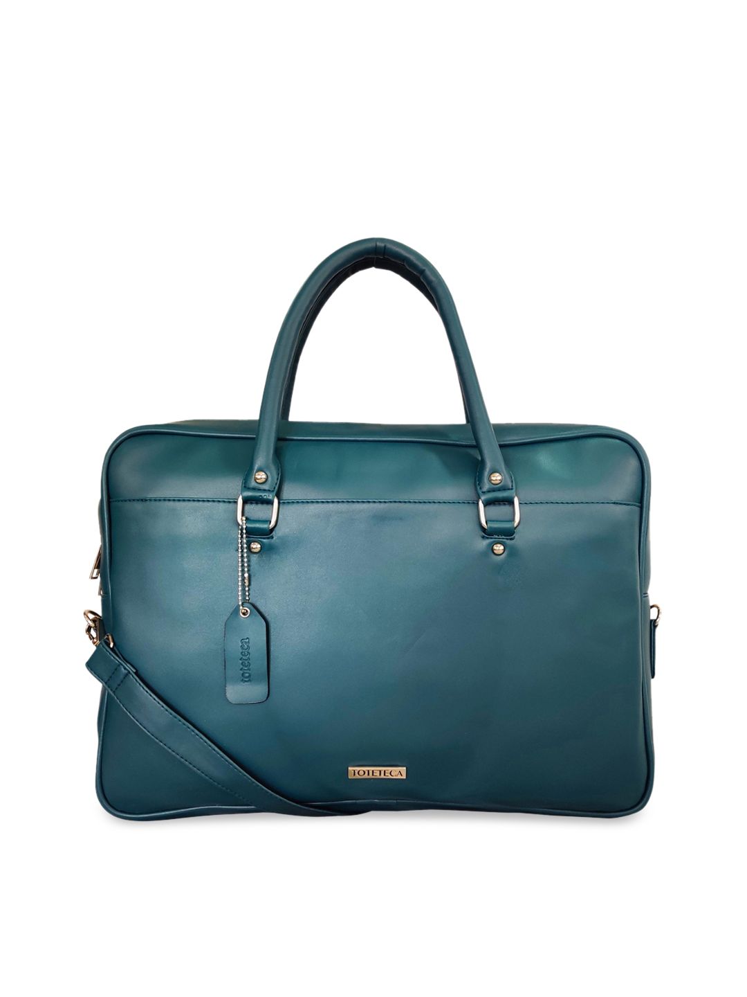Toteteca Unisex Teal Blue Laptop Bag-picture-29