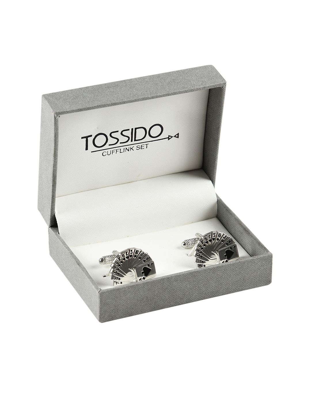 Tossido Silver-Toned Quirky Cufflinks-picture-21