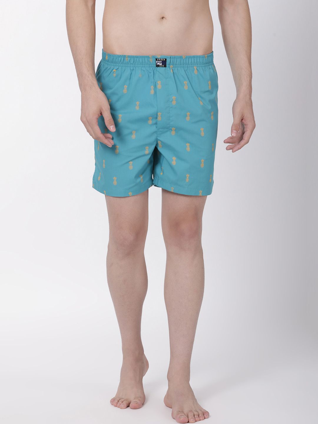 Urban Dog Men Assorted Printed Pure Cotton Boxers UDBX140-image-28