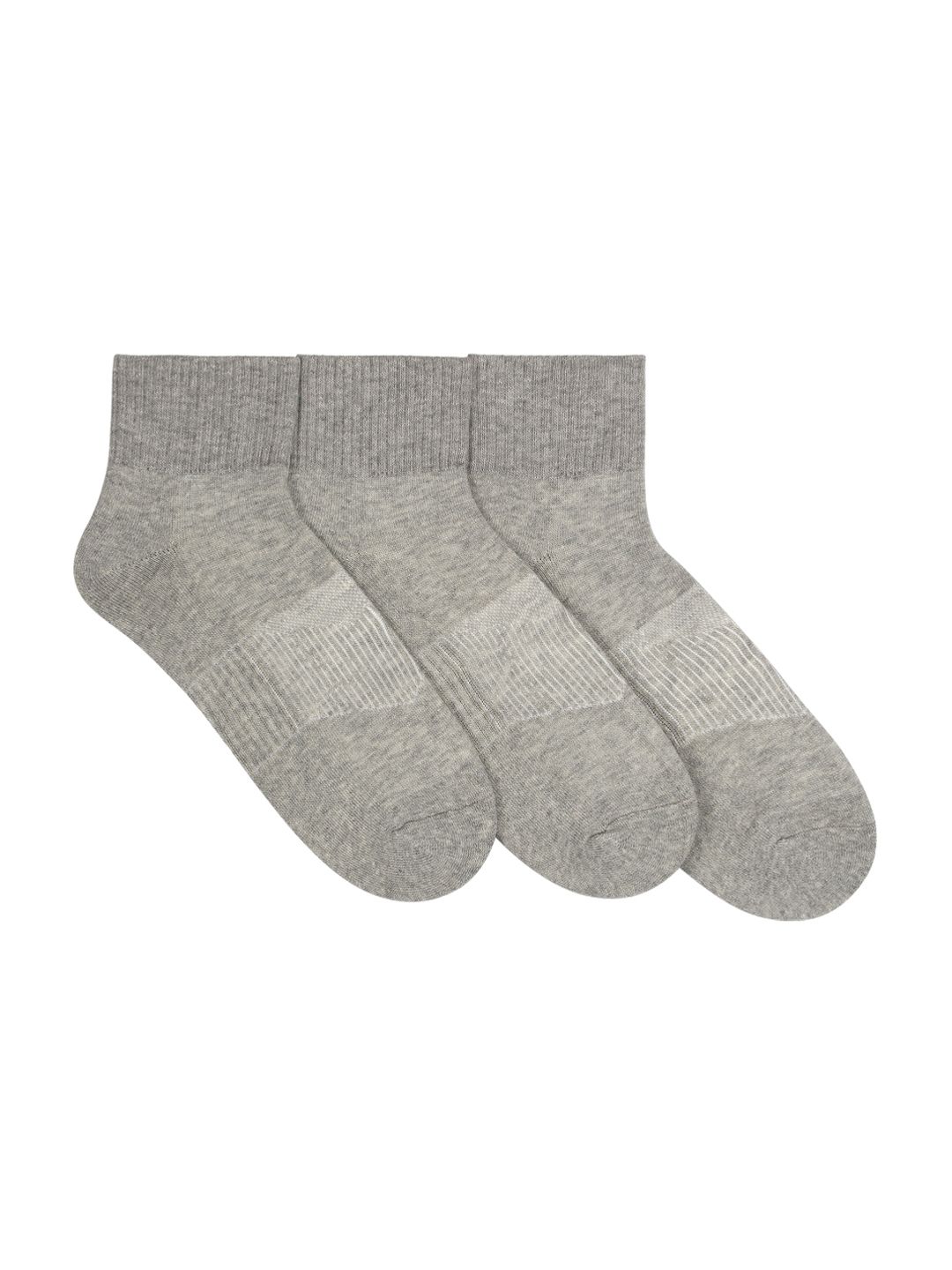Supersox Men Pack of 3 Grey Ankle-Length Socks-picture-38