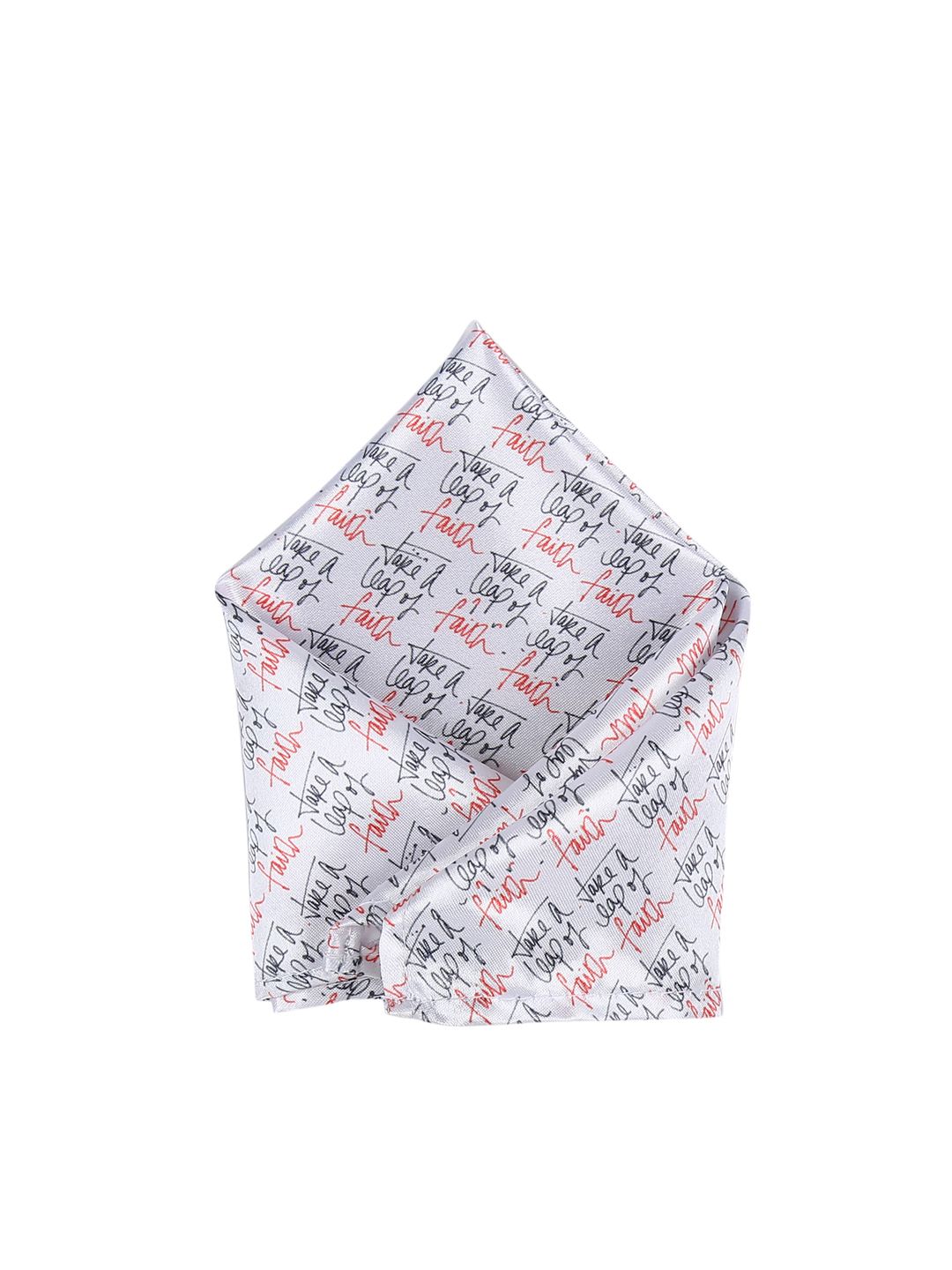 Blacksmith Men White & Black Printed Pocket Squares-image-21