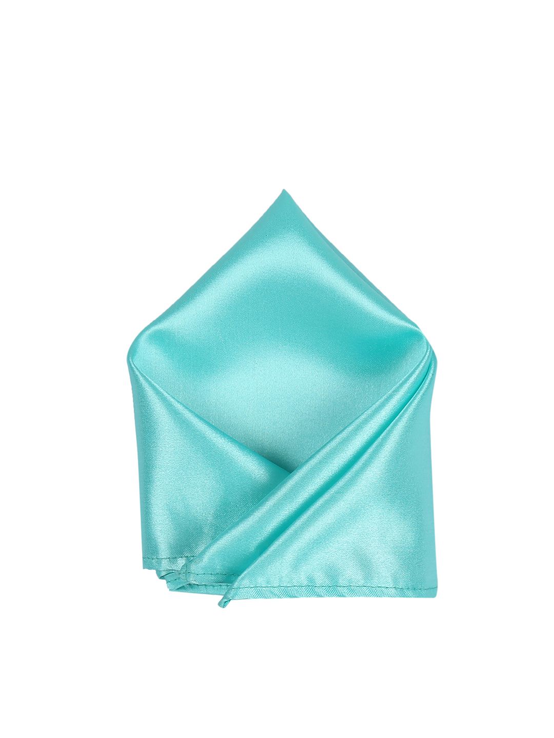 Blacksmith Men Turquoise Blue Solid Pocket Squares-picture-28