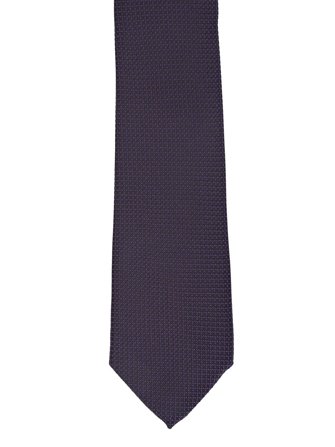 Calvadoss Purple Woven Design Broad Tie-picture-47