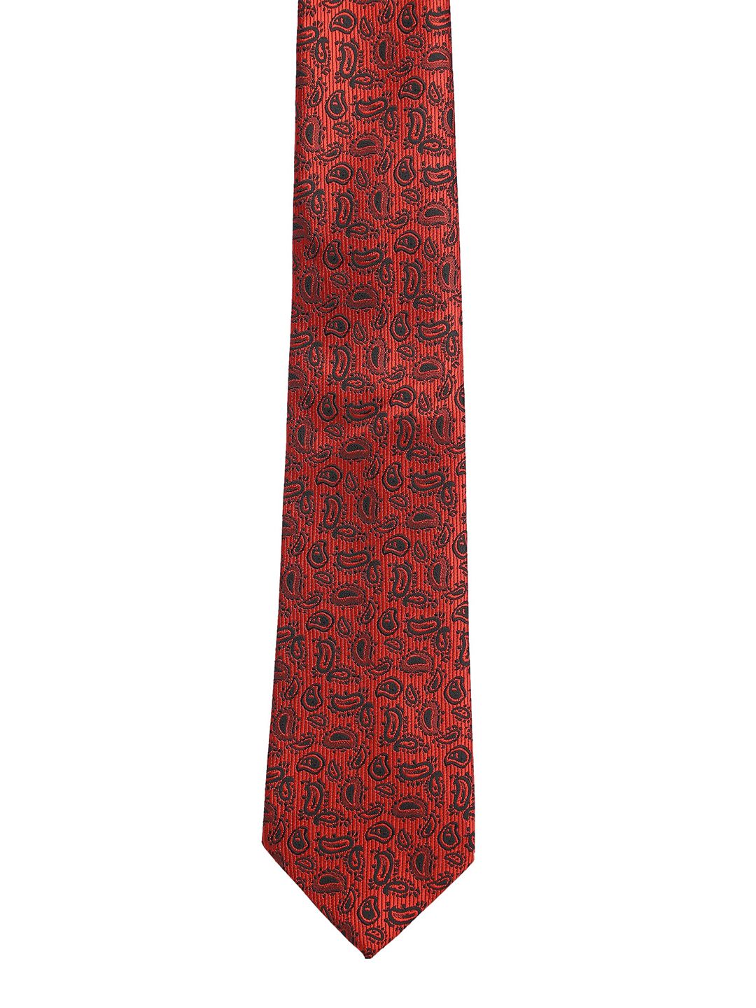 MANQ Men Red & Black Geometric Accessory Gift Set-picture-49