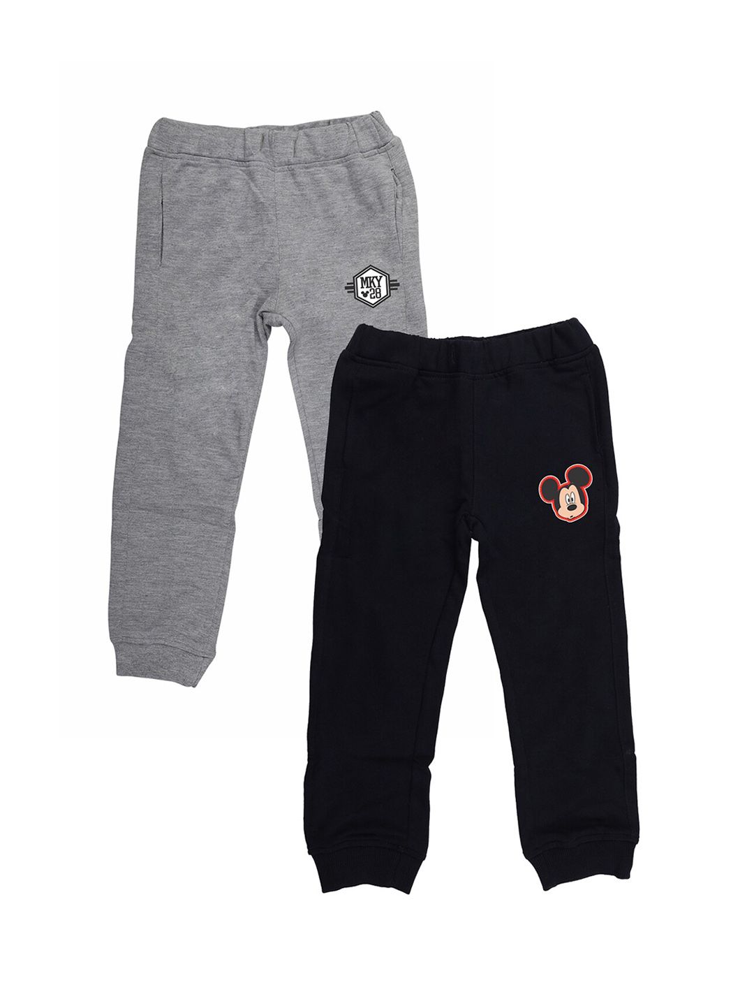 YK Disney Boys Pack of 2 Solid Joggers-picture-34