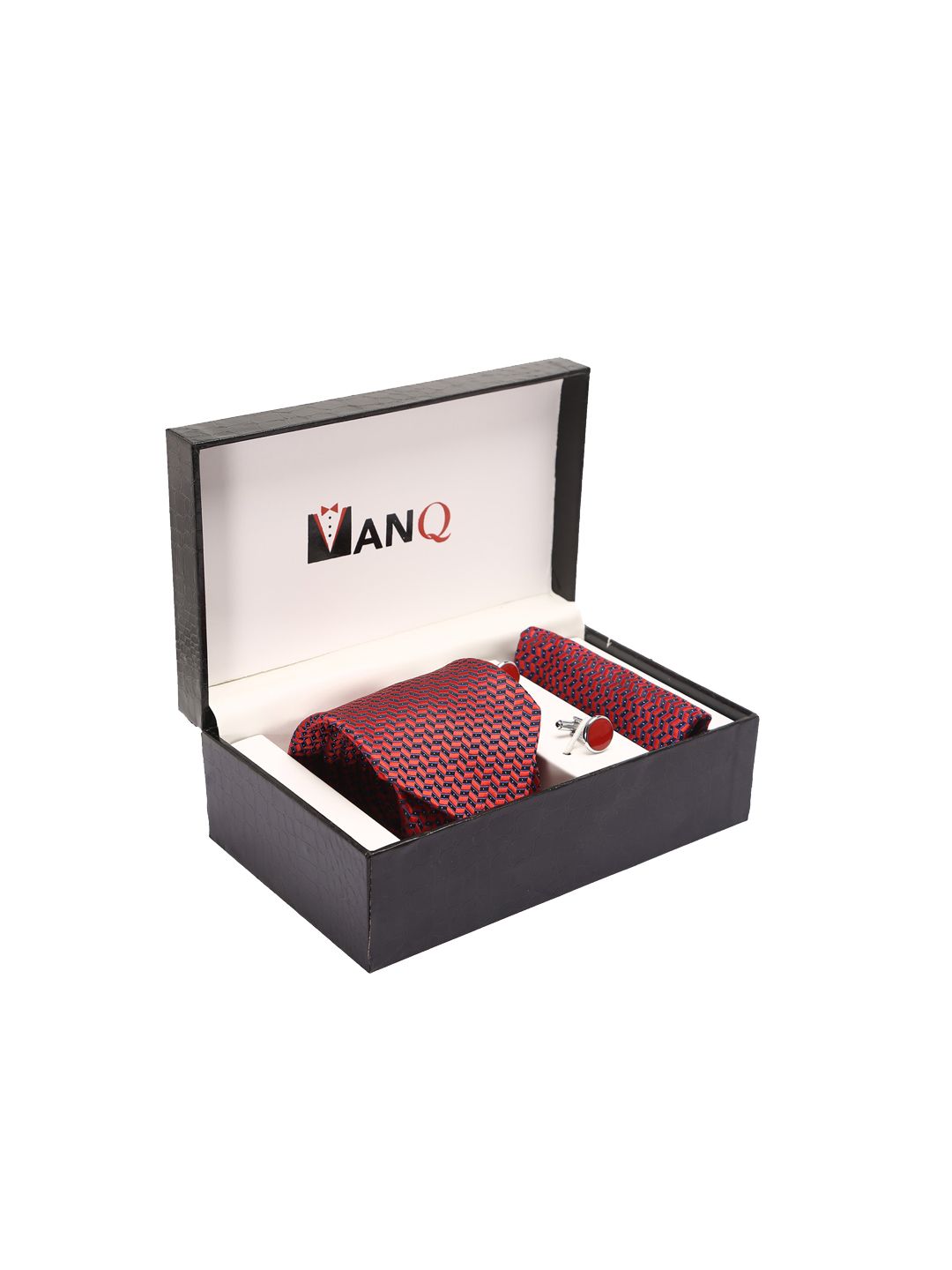 MANQ Men Red & Black Accessory Gift Set-picture-40