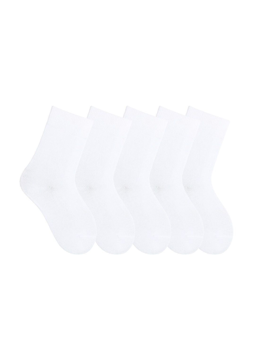 Bonjour Kids Pack of 5 Assorted Calf-Length School Socks-picture-24