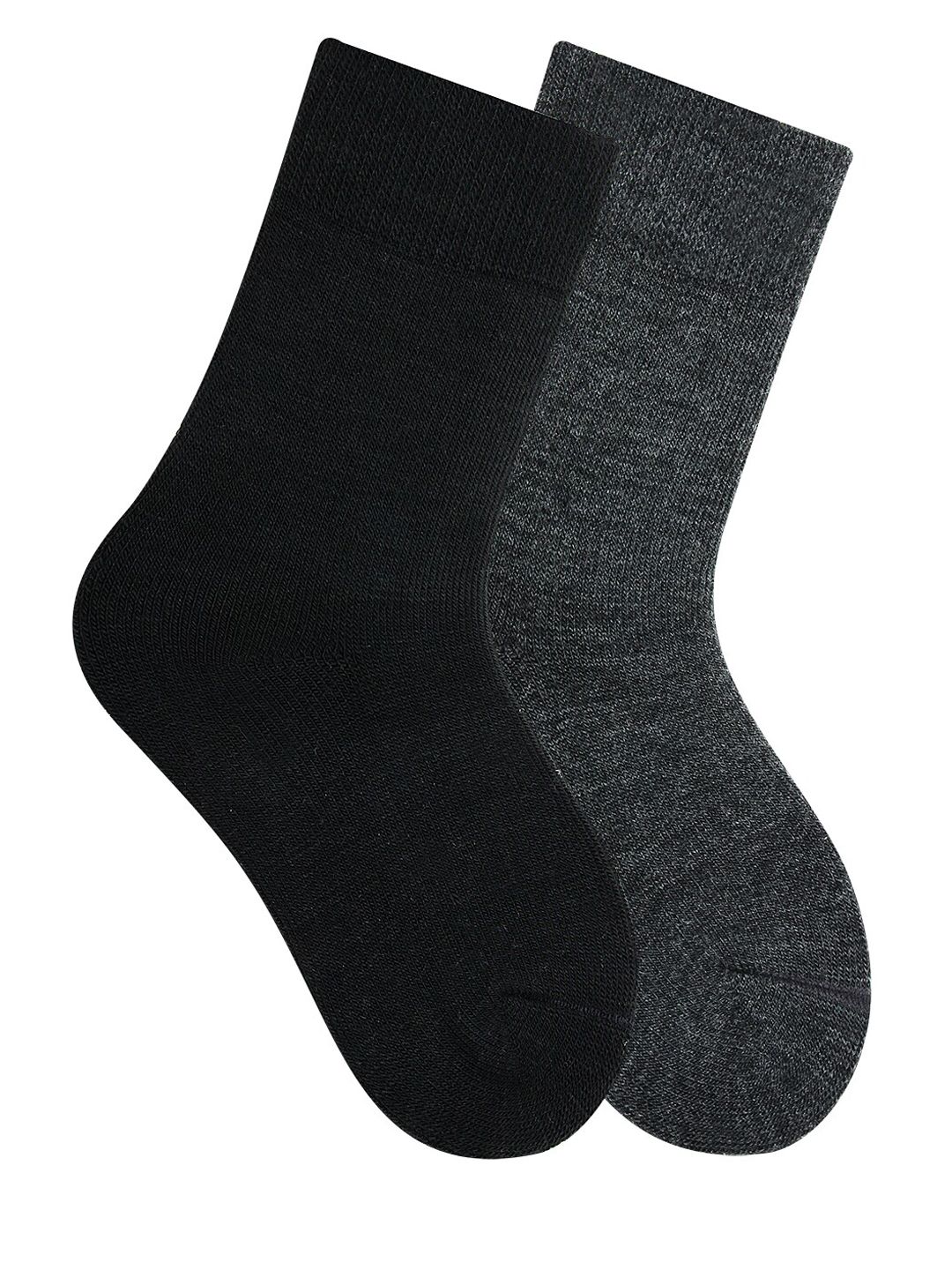Bonjour Kids Pack Of 2 Assorted Woolen Calf-Length Socks-picture-50