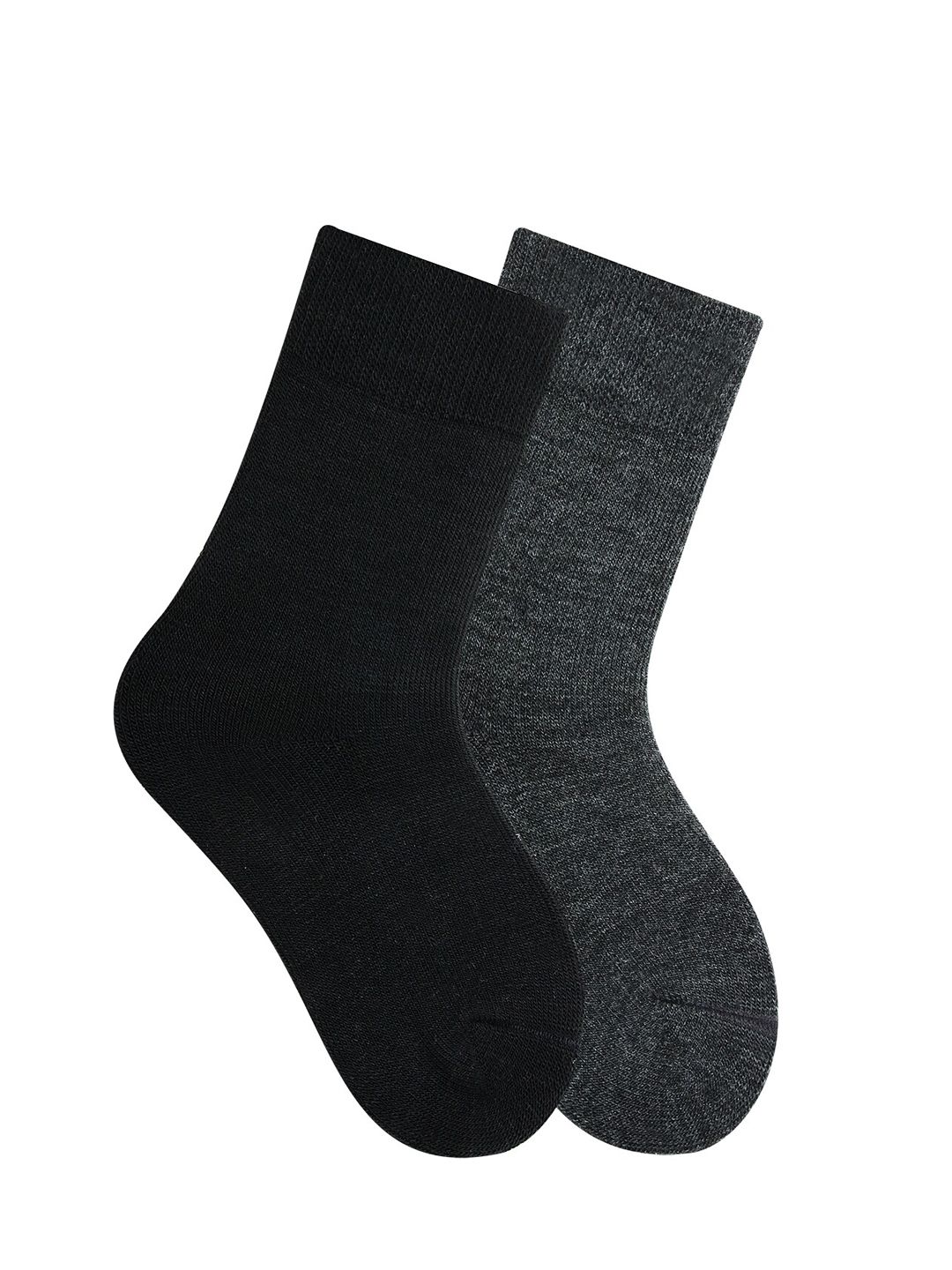 Bonjour Kids Pack of 2 Assorted Woolen Calf-Length Socks-picture-49