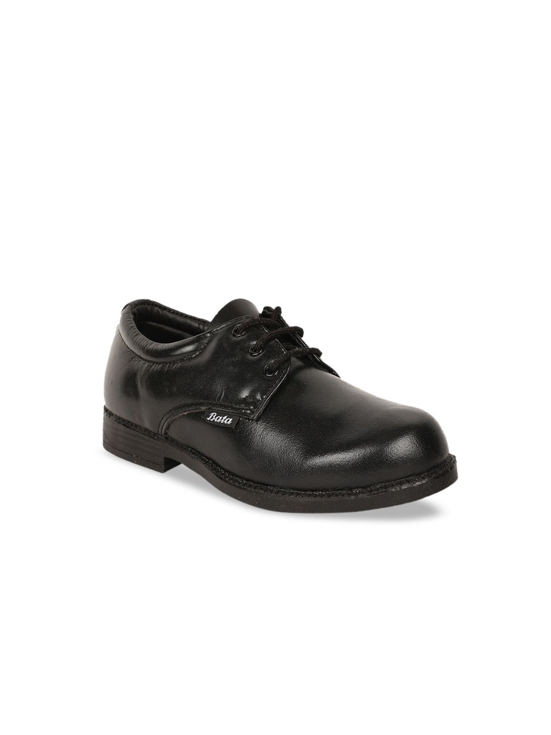 Bata Boys Black Solid Derbys-picture-16