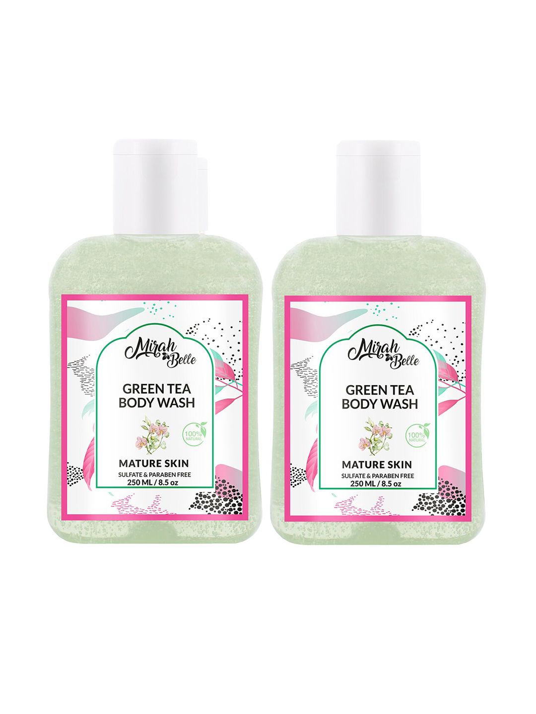 Mirah Belle Pack of 2 Green Tea Anti Aging Body Wash 250ml ( each)-picture-24