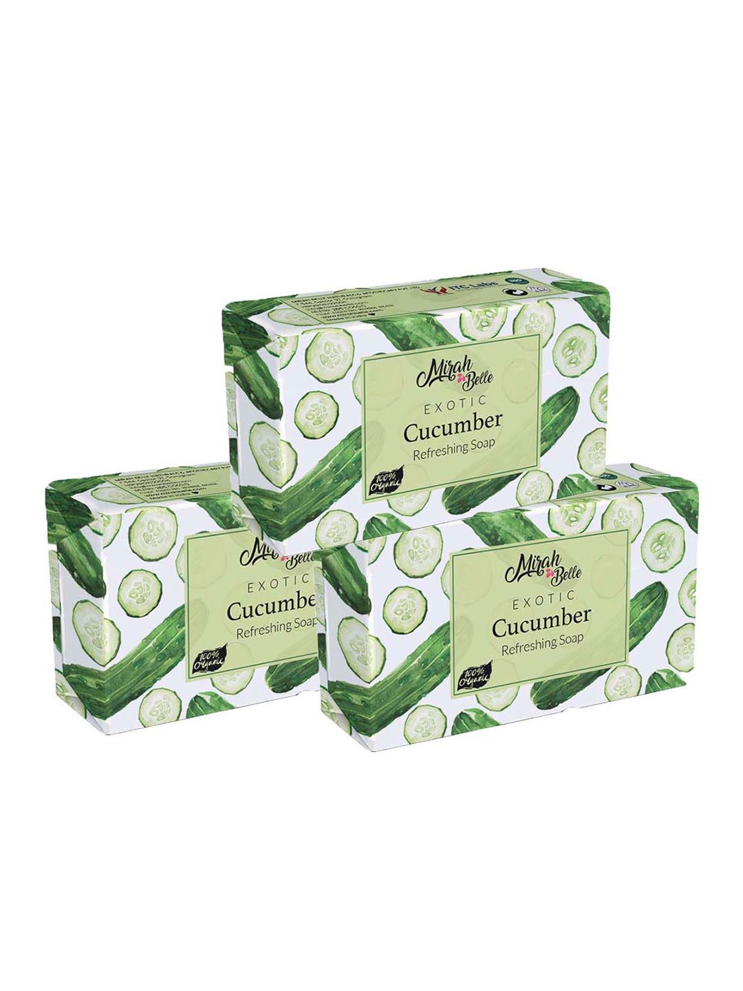 Mirah Belle Set of 2 Cucumber Refreshing Soap 375 g-picture-19