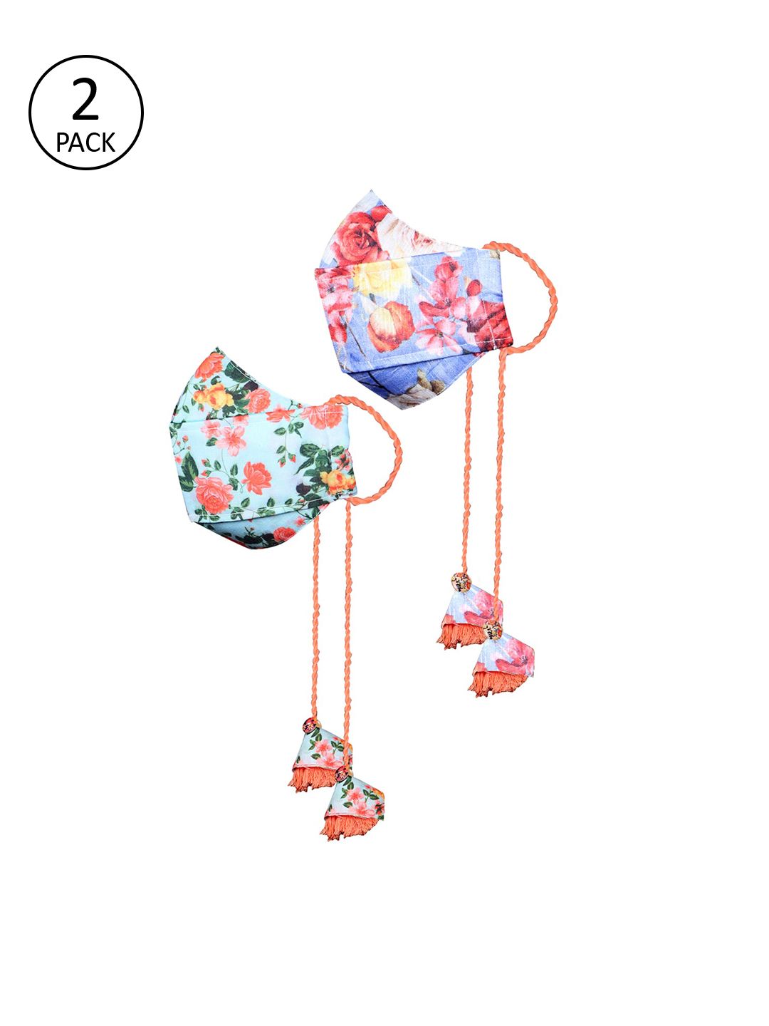 VASTRAMAY Kids 2 Pcs Reusable Outdoor 3-Ply Cloth Masks With Add-On Filter-picture-20