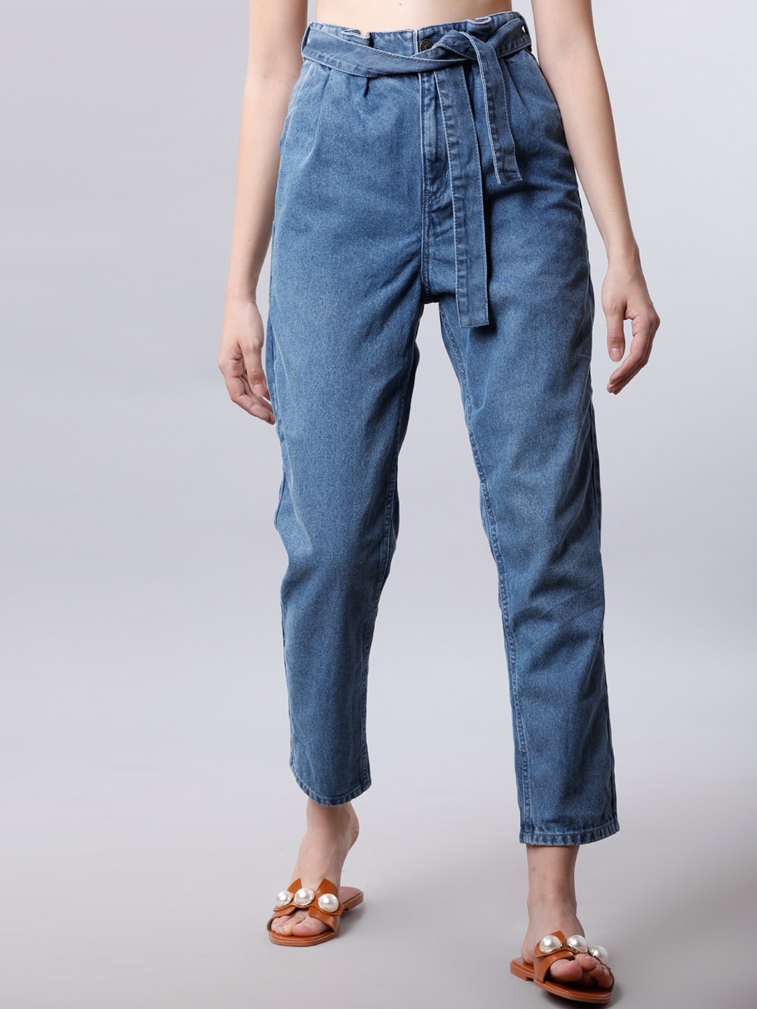 Tokyo Talkies Women Blue Slim Fit High-Rise Jeans
