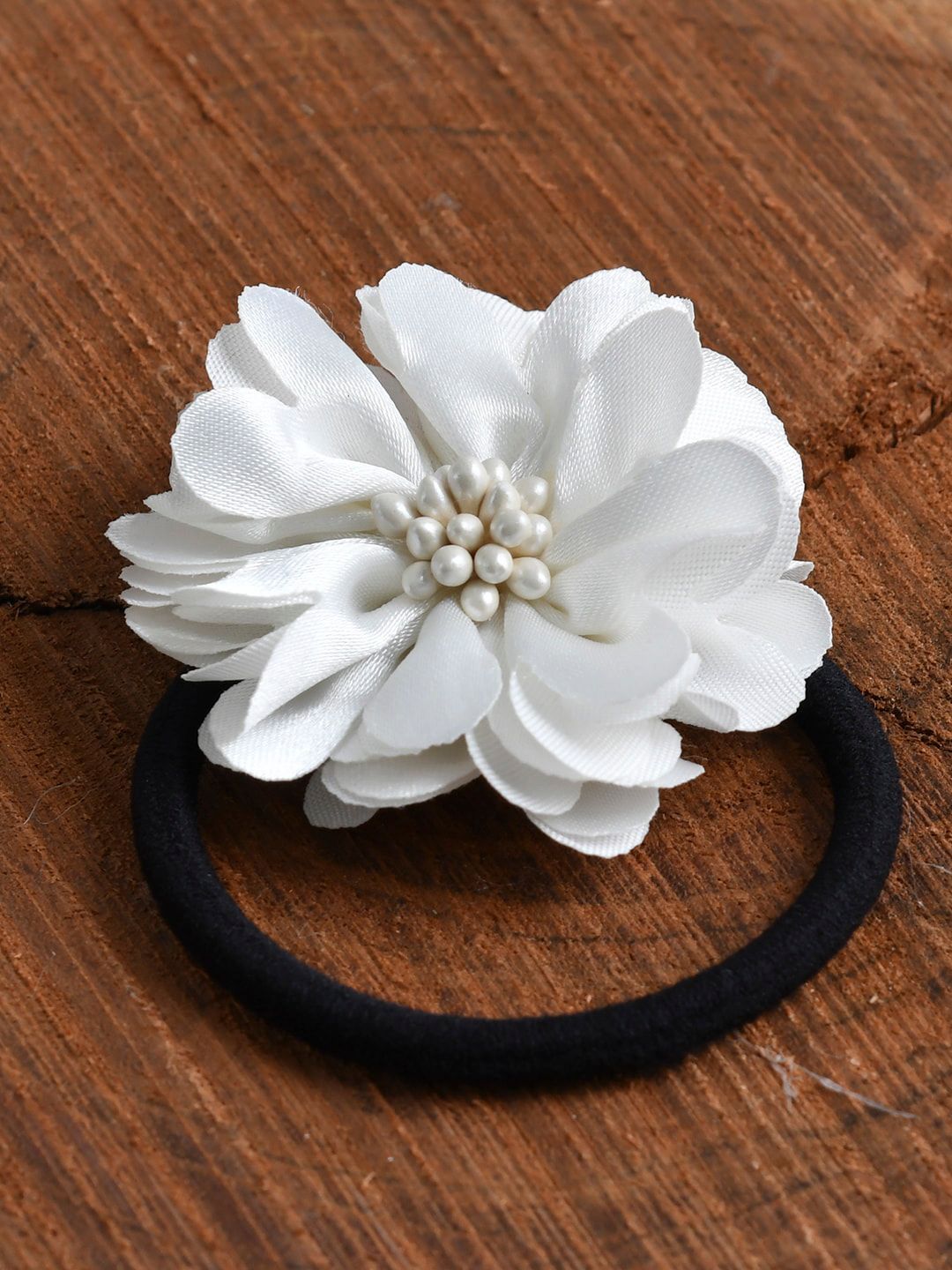 FUNKRAFTS Girls Pack of 3 Black & White Ponytail Holder-picture-22