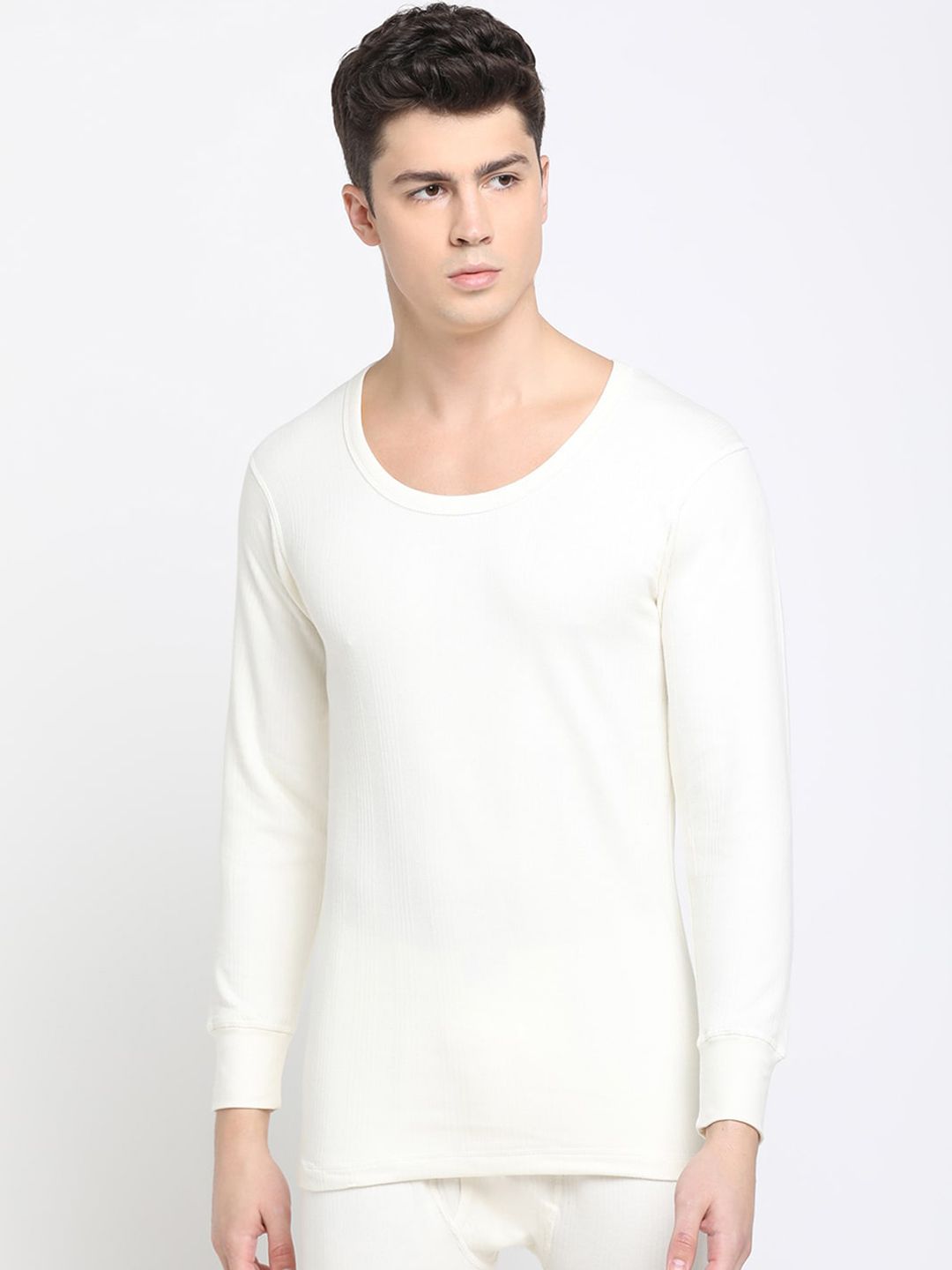 DIXCY SCOTT Men Off White Thermal Top-picture-31