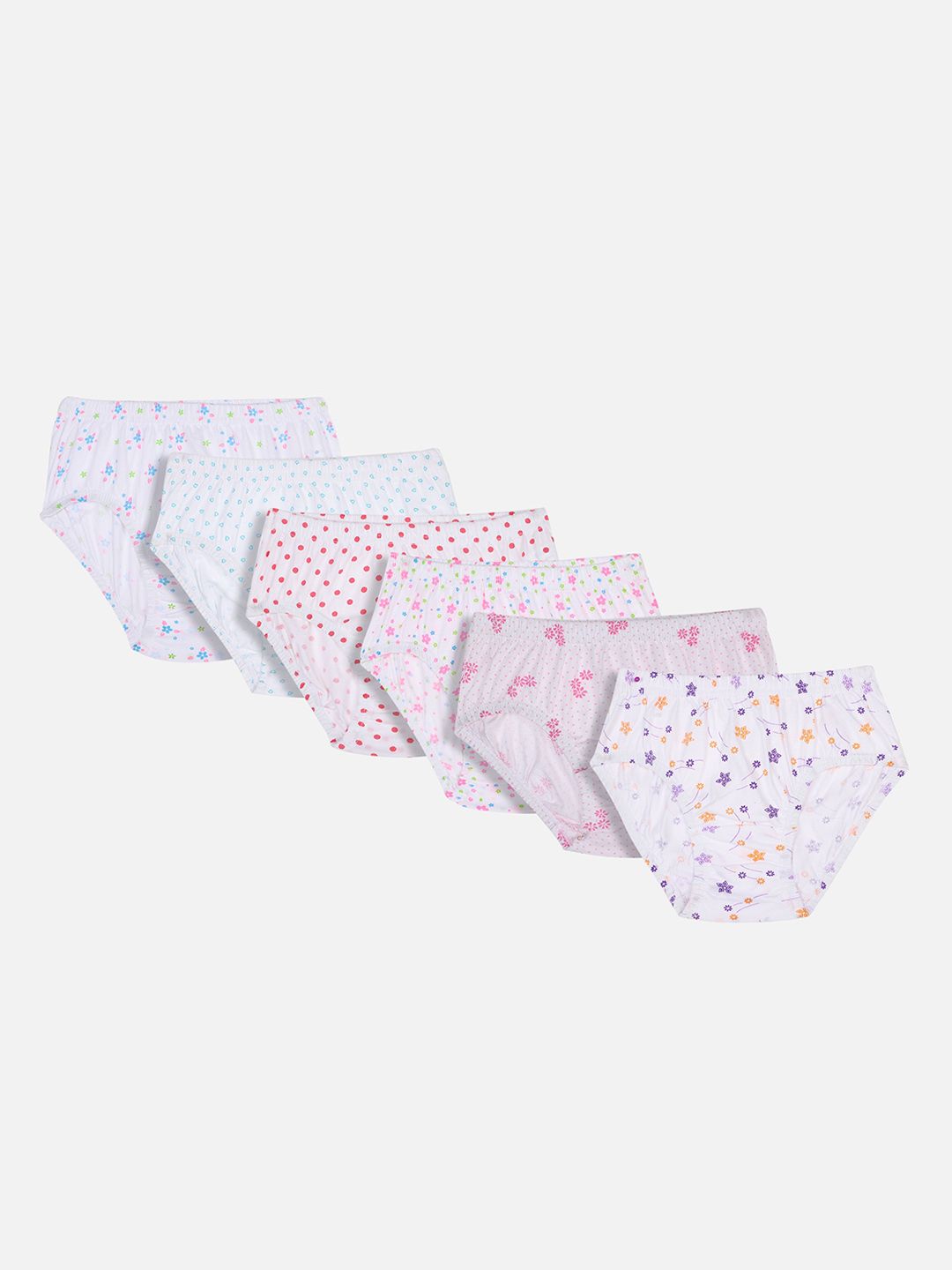 Bodycare Kids Girls Pack Of 6 Assorted Basic Briefs KIA6501-PK003-picture-31