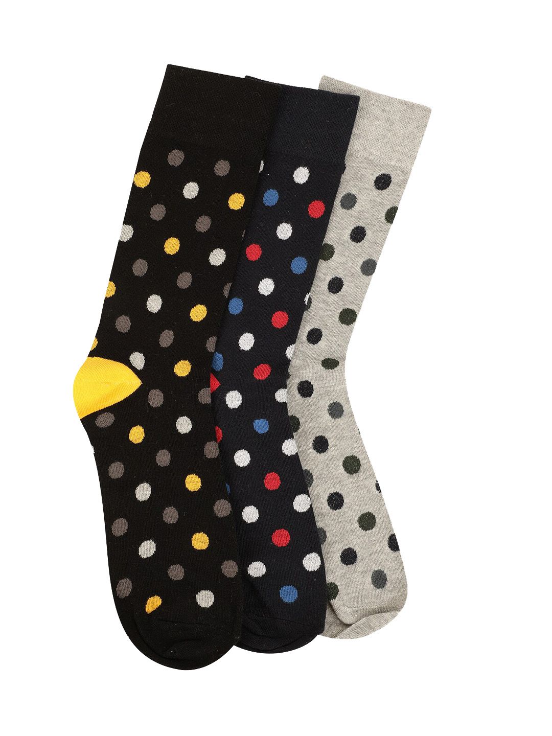 Alvaro Castagnino Men Pack of 3 Assorted Above Ankle-Length Socks-picture-20