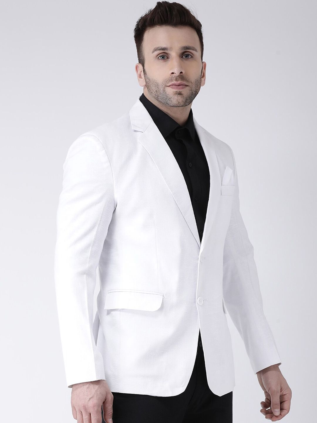 Buy Tahvo TAHVO Men Single-Breasted Slim-Fit Formal Blazer