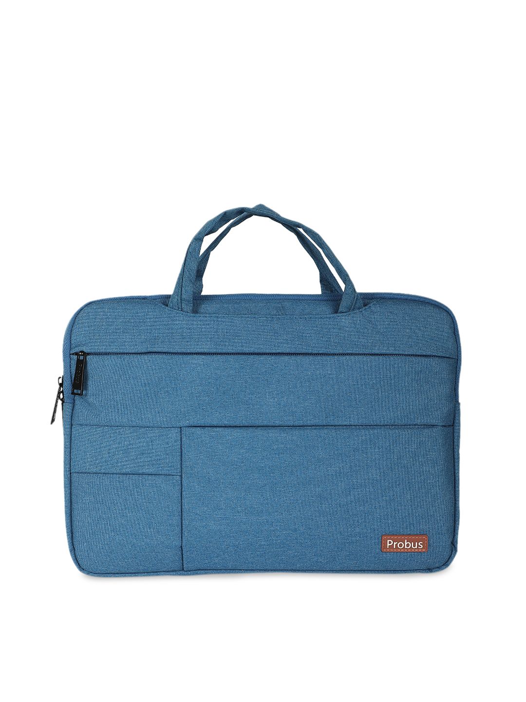 PROBUS Unisex Blue Solid 14 Inches Laptop Sleeve-picture-28