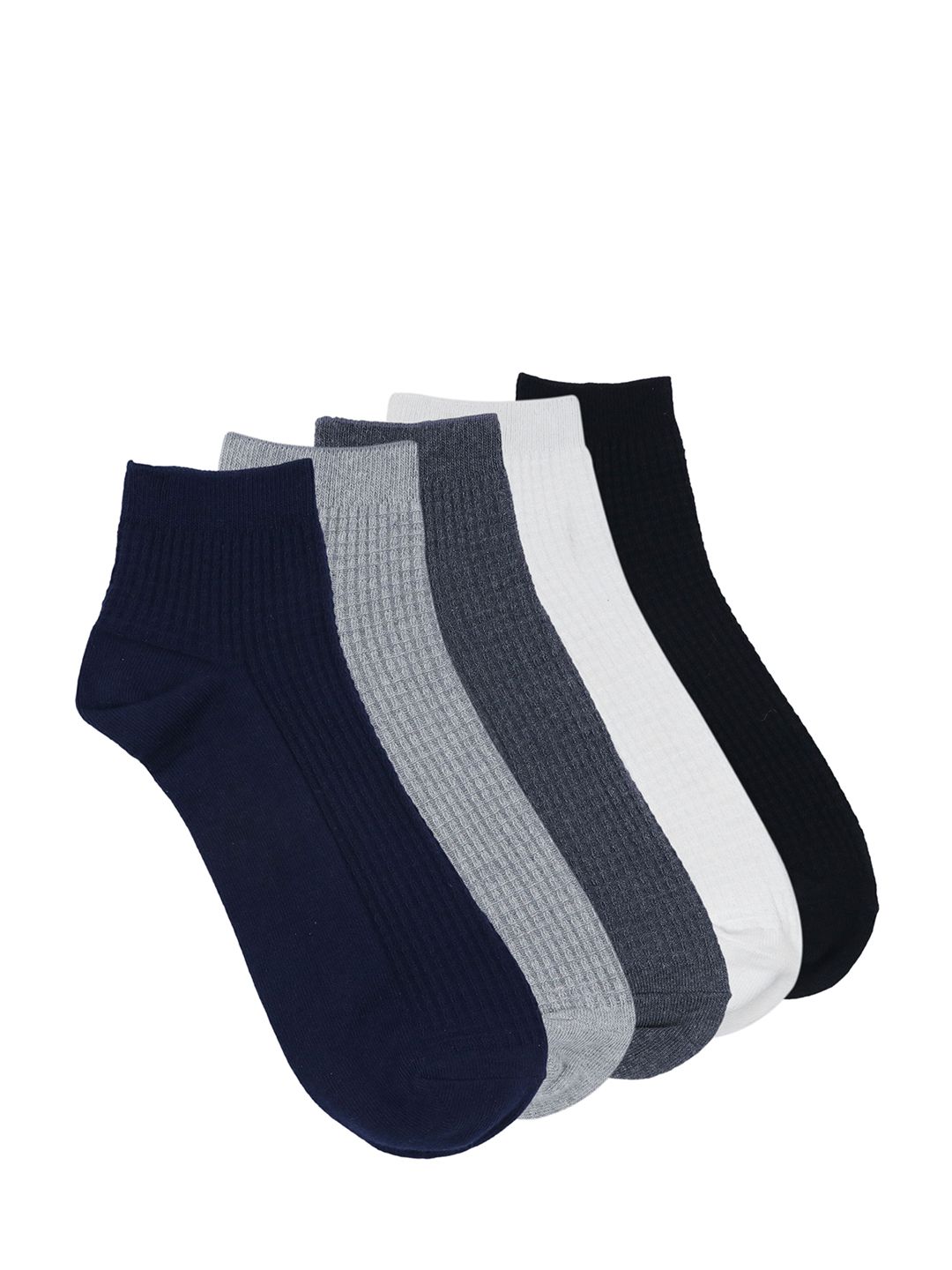 socksxpress Balenzia Men Pack of 5 Assorted Ankle-Length Socks-picture-17