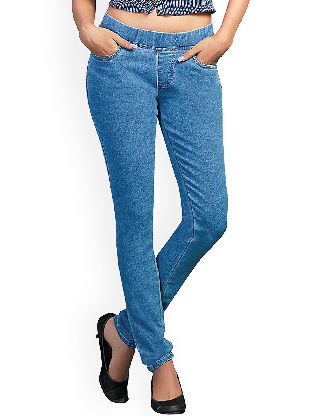 Buy Blue Jeans & Jeggings for Women by ADBUCKS Online