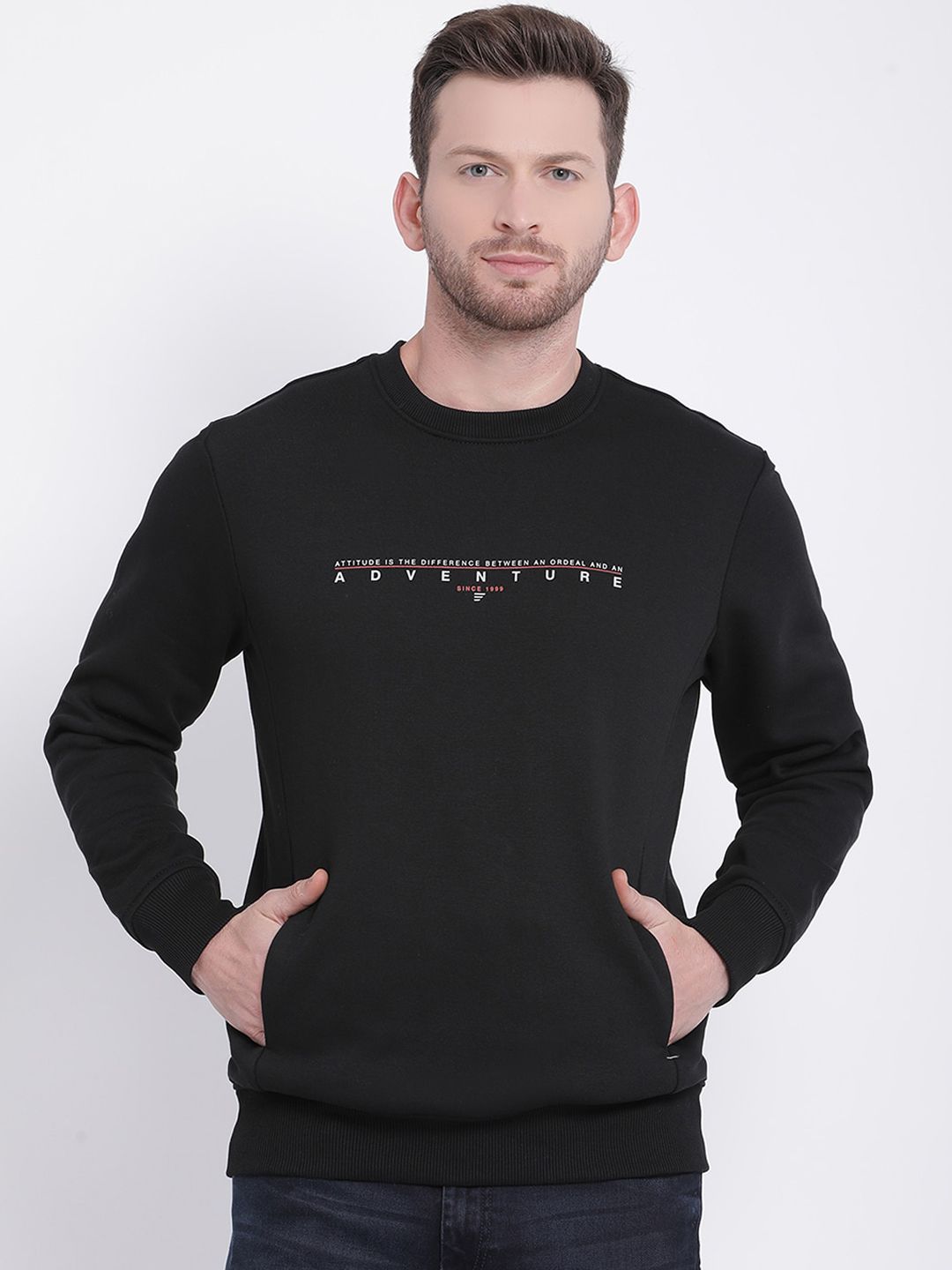 t-base Men Black Printed Sweatshirt-picture-38