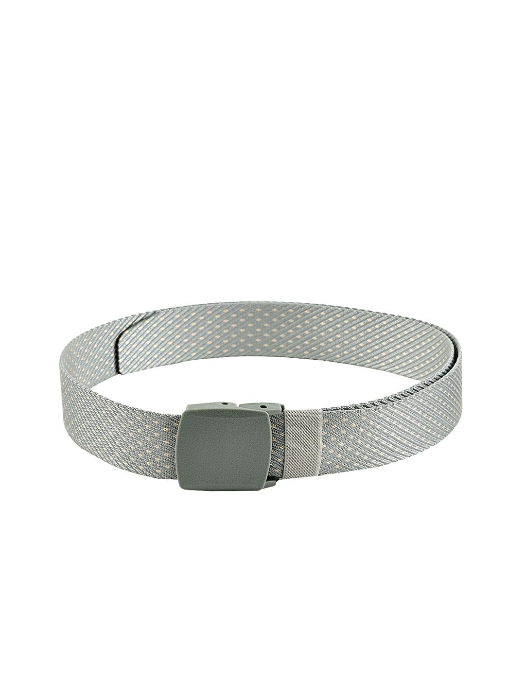 WINSOME DEAL Men Grey Woven Design Belt-picture-11