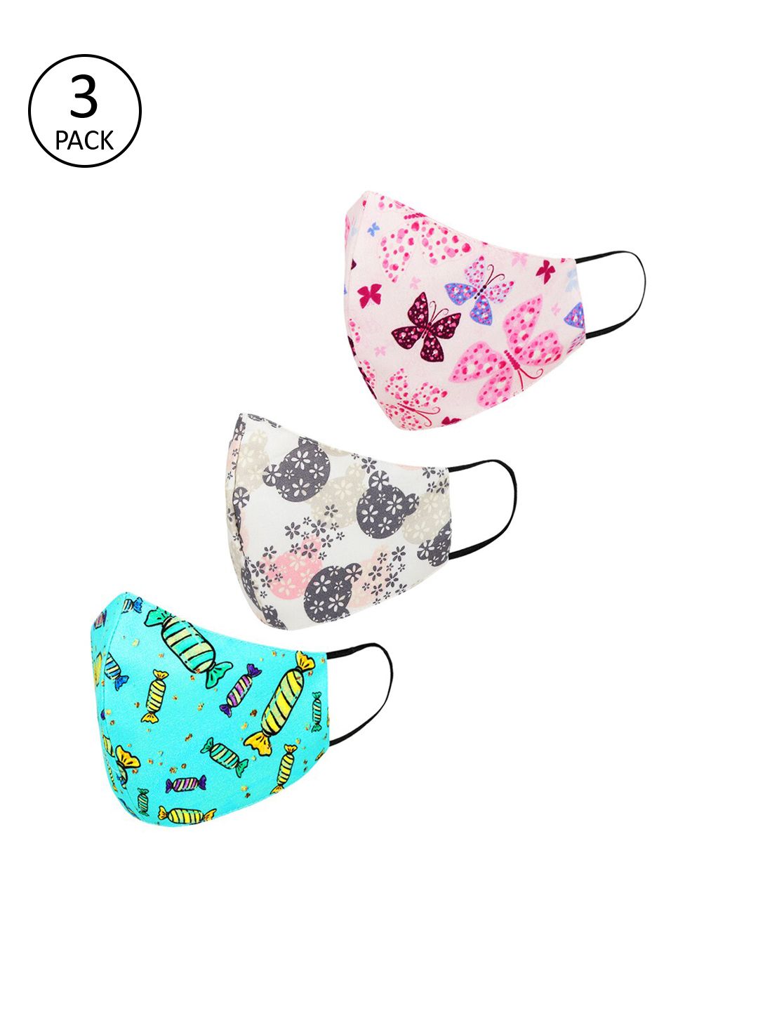 Tossido Kids 3Ply 3Pcs Protective Outdoor Face Masks-image-30