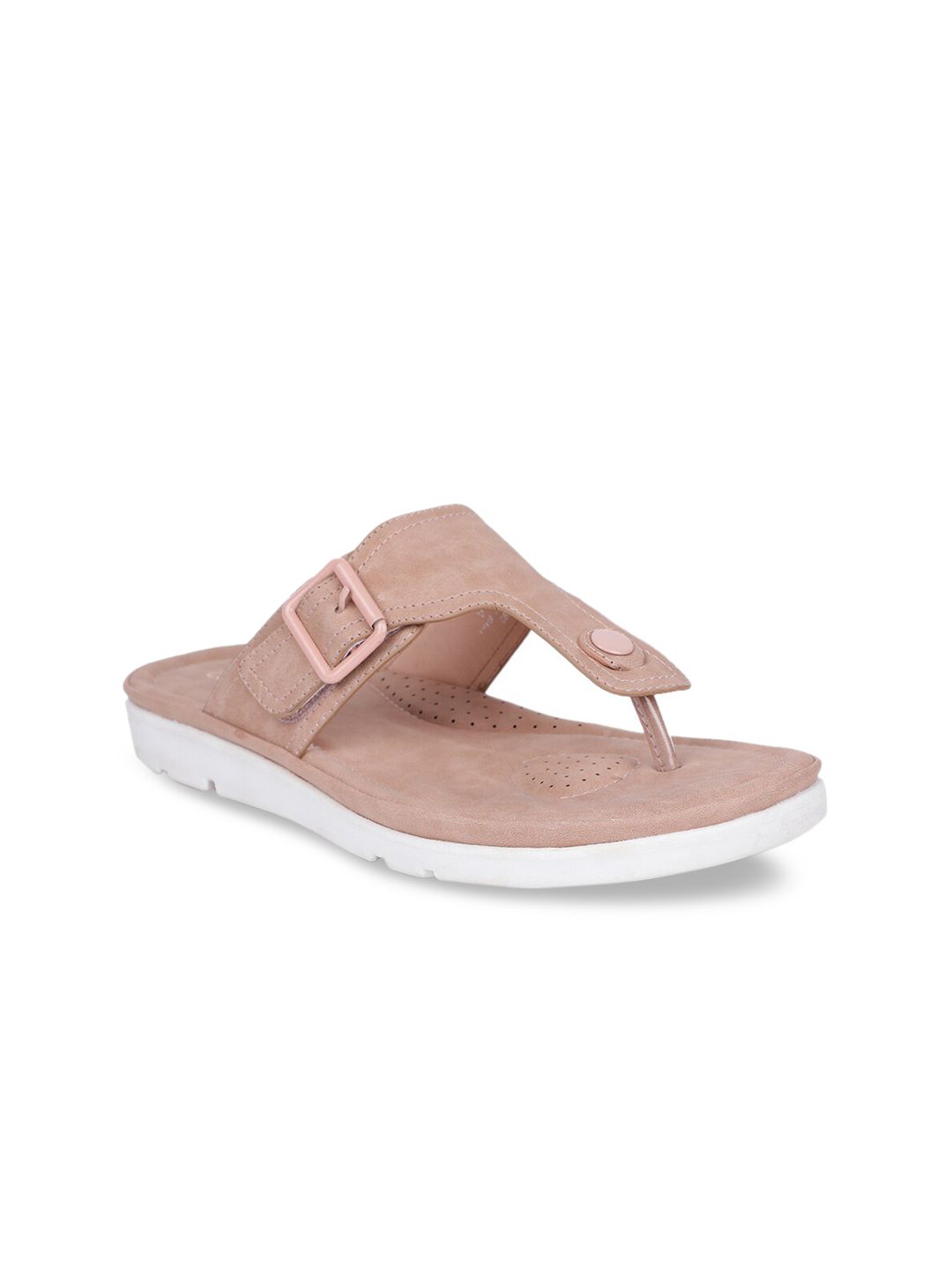 Bata comfit Women Pink Solid Open Toe Flats