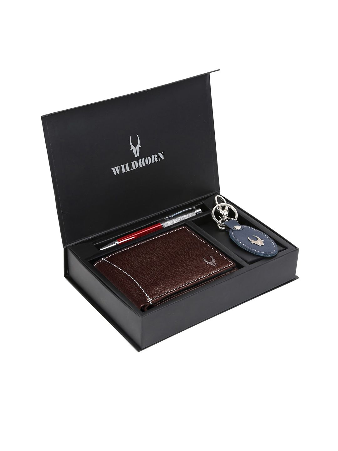 WildHorn Men RFID Protected Genuine Leather Accessory Gift Set-picture-42