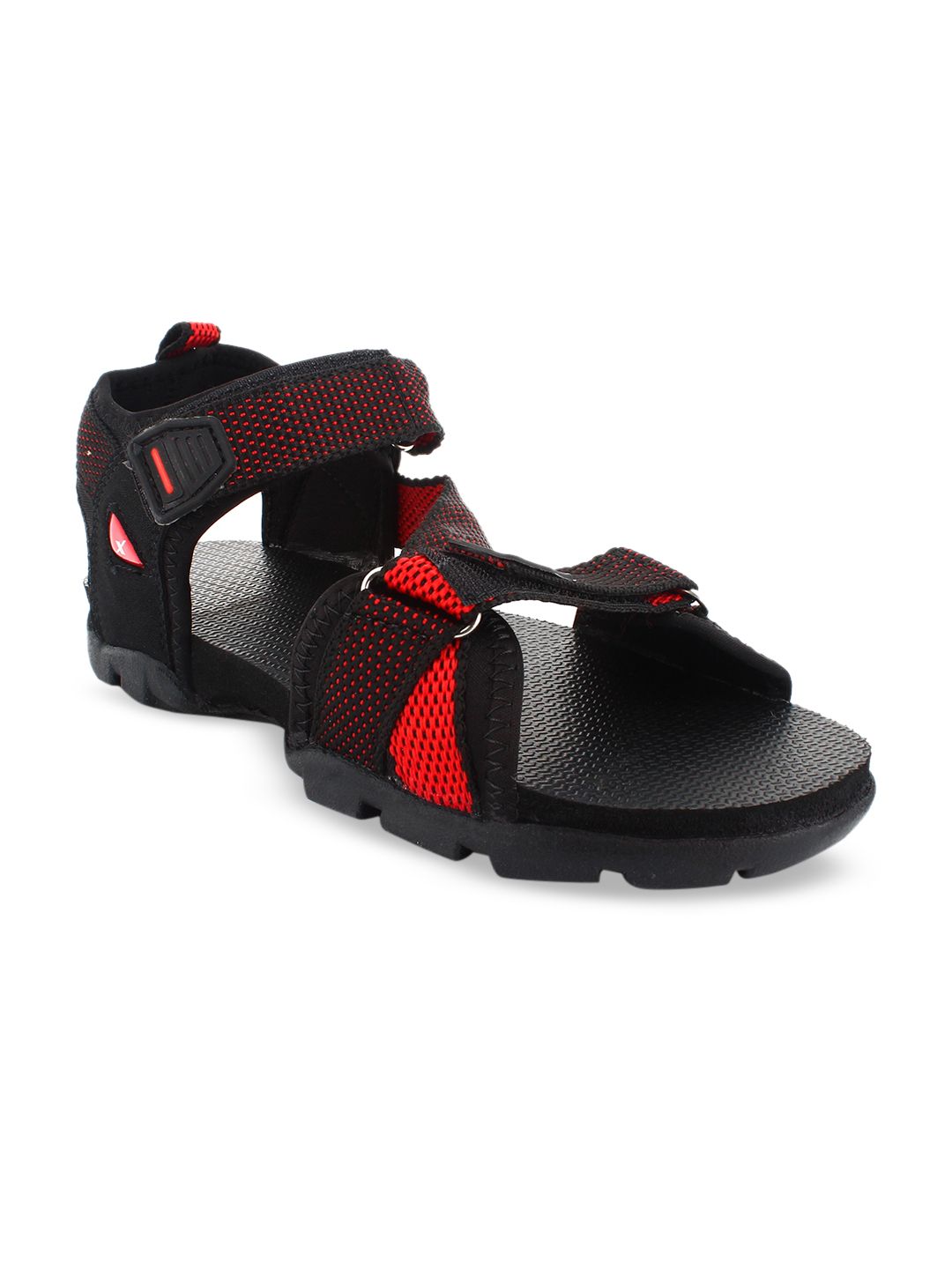 Sparx Men Black & Red Solid Sports Sandals-picture-36