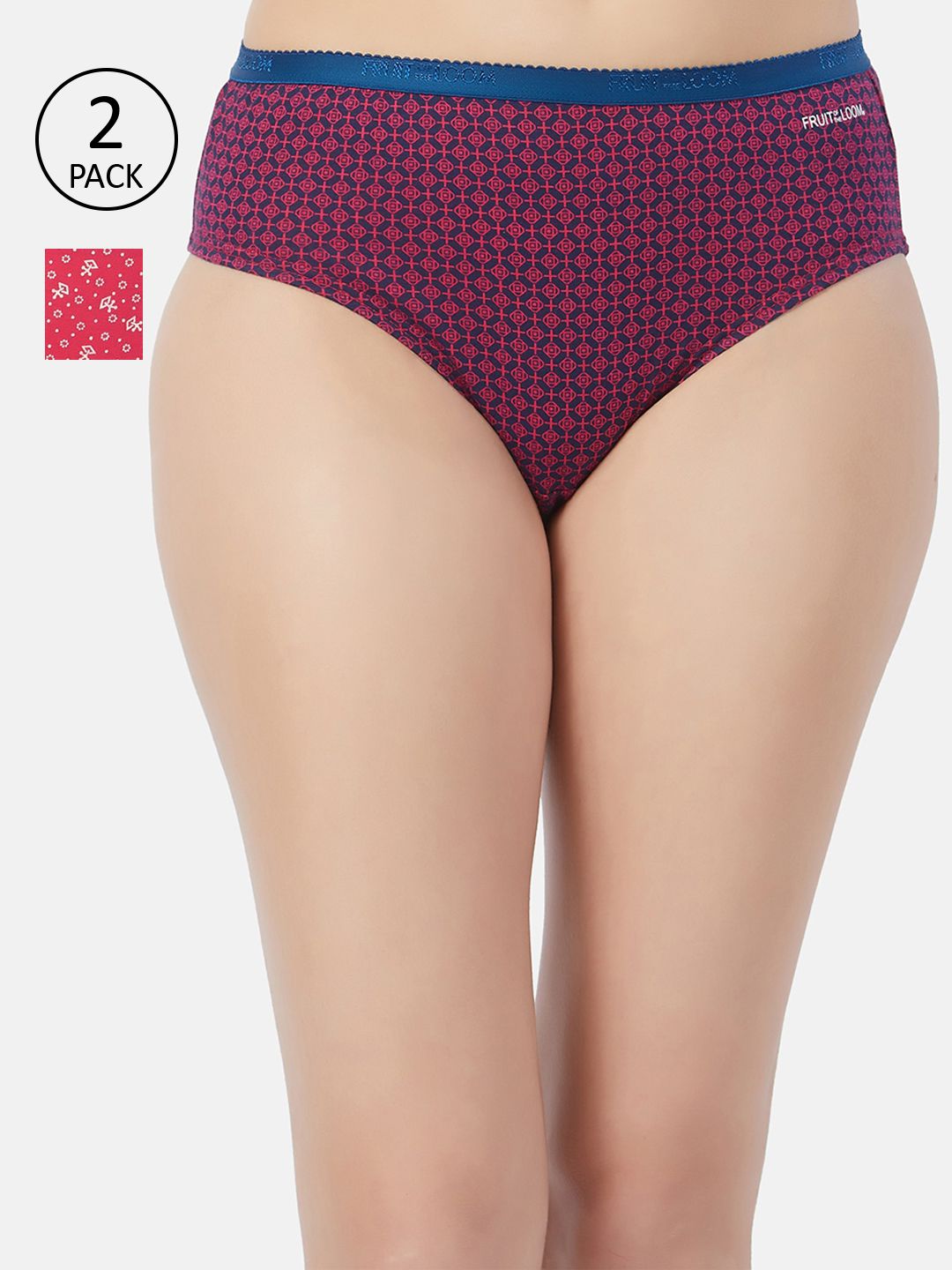 Buy Fruit Of The Loom Women Purple Solid Hipster Briefs FHPS04