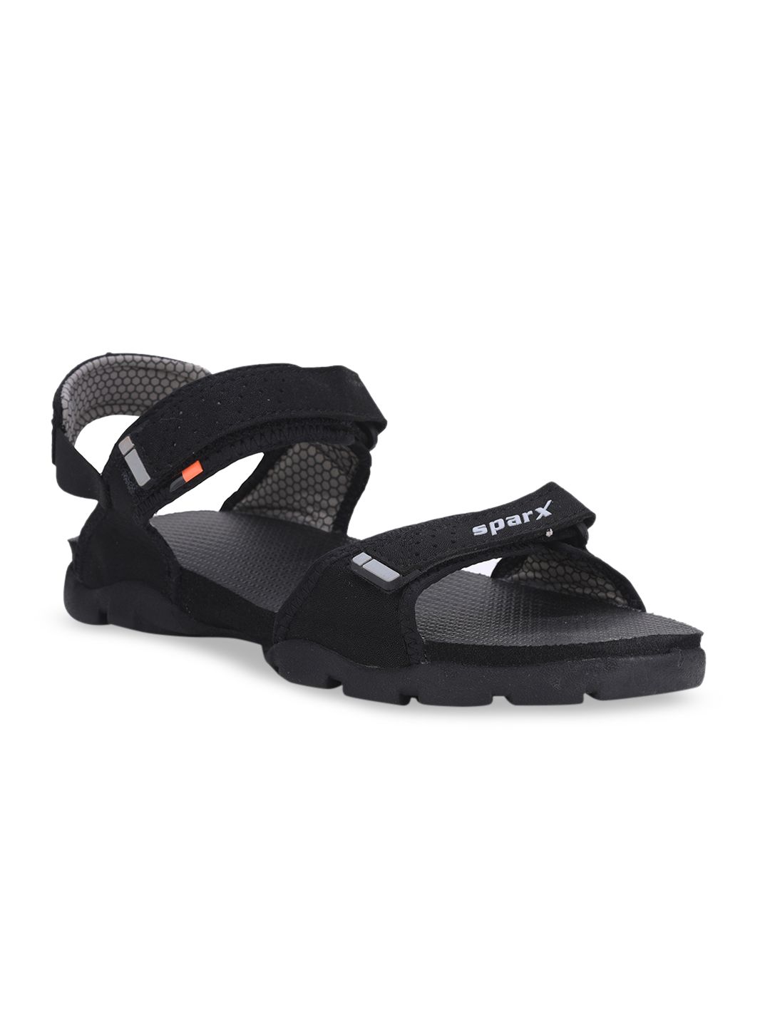 Sparx Men Black & Grey Solid Sports Sandals-picture-27