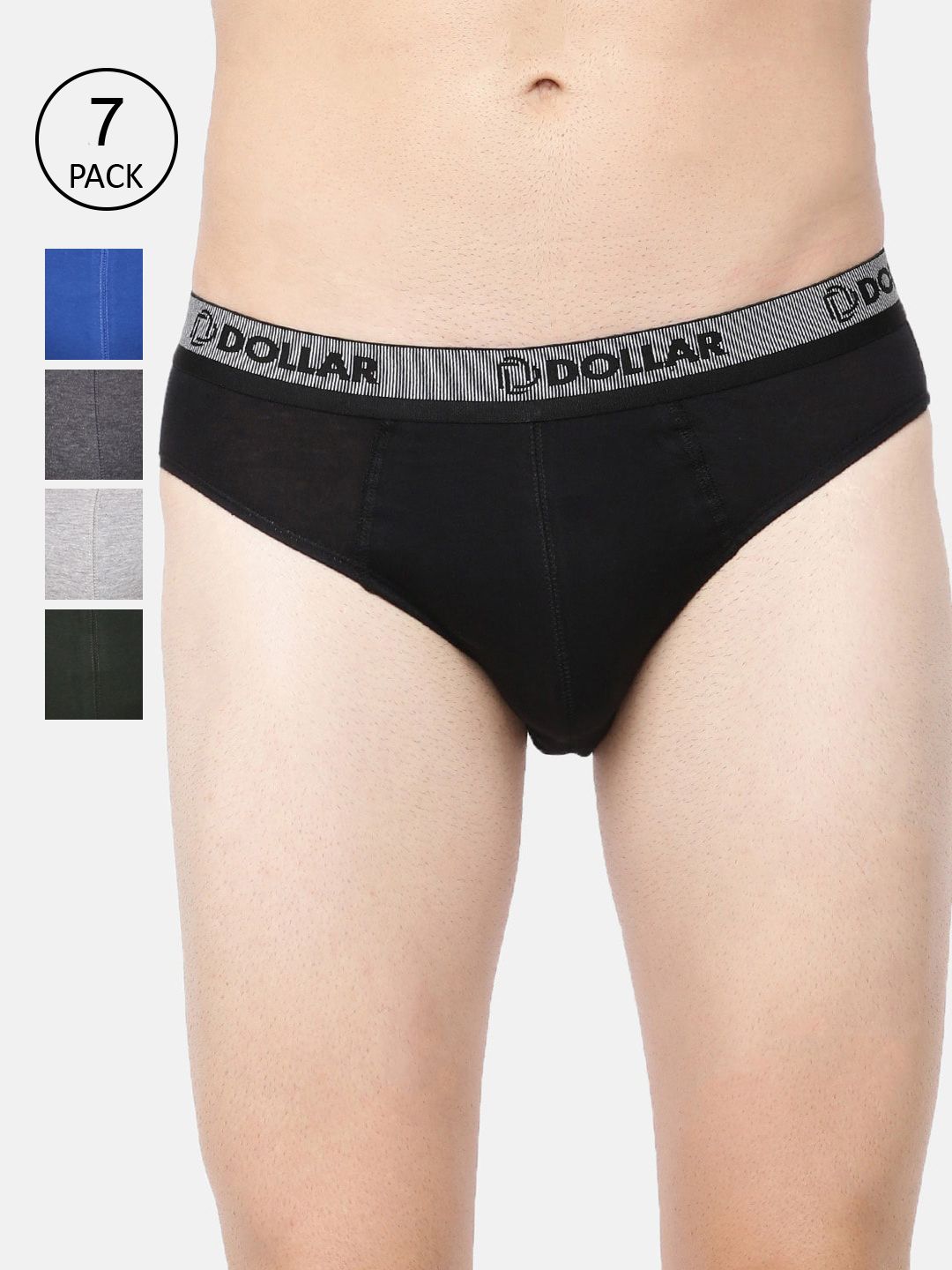 Dollar Bigboss Men Solid Pack of 7 Cotton Double Pouch Support Brief-picture-28