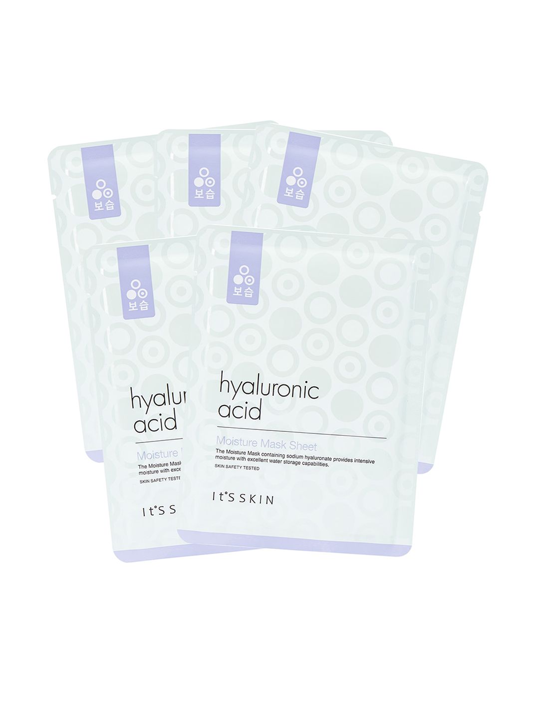 its skin It's Skin Set of 5 Hyaluronic Acid Moisture Mask Sheet-picture-26