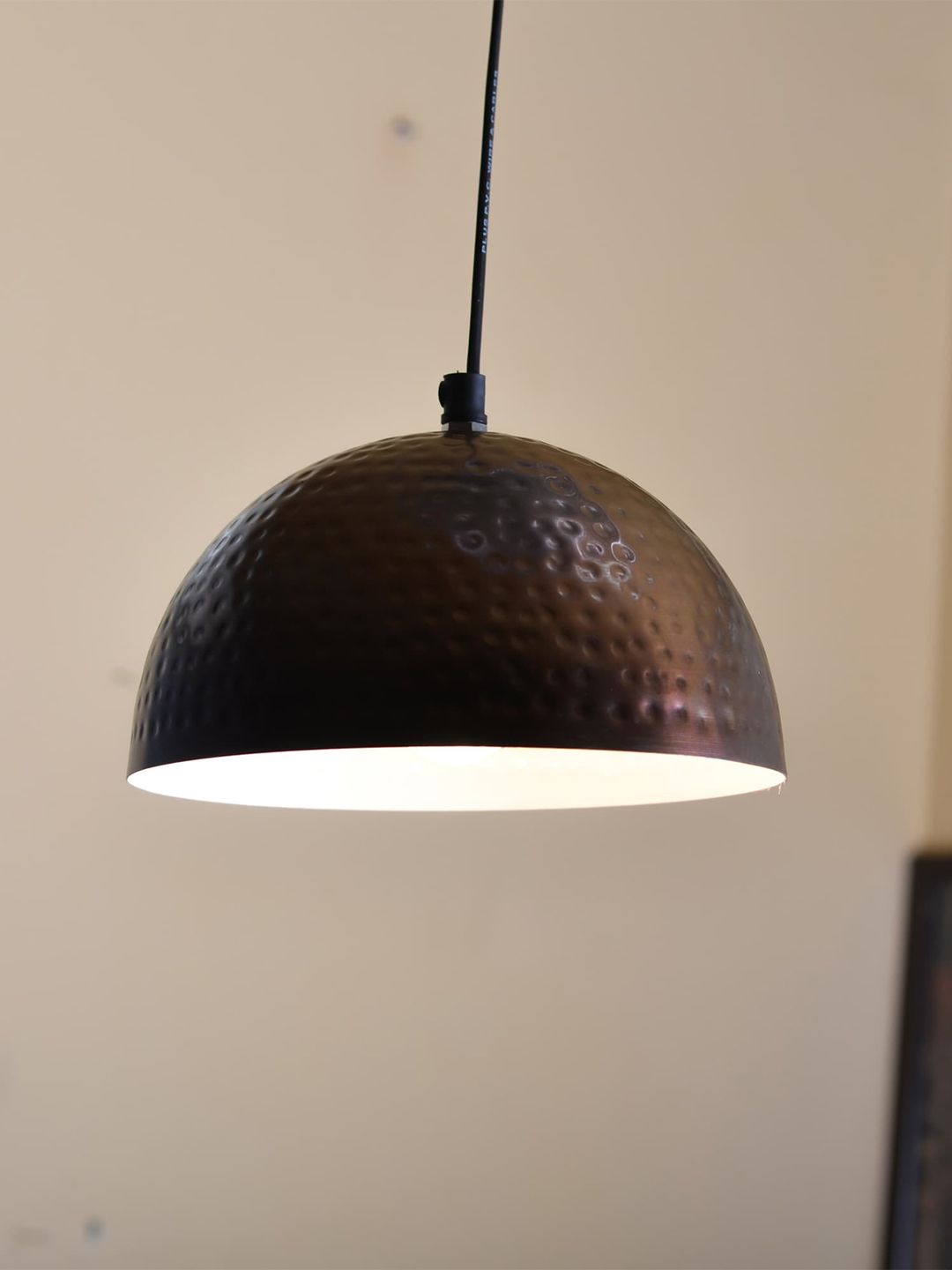 Homesake Copper-Toned Textured Contemporary Hanging Light-picture-24