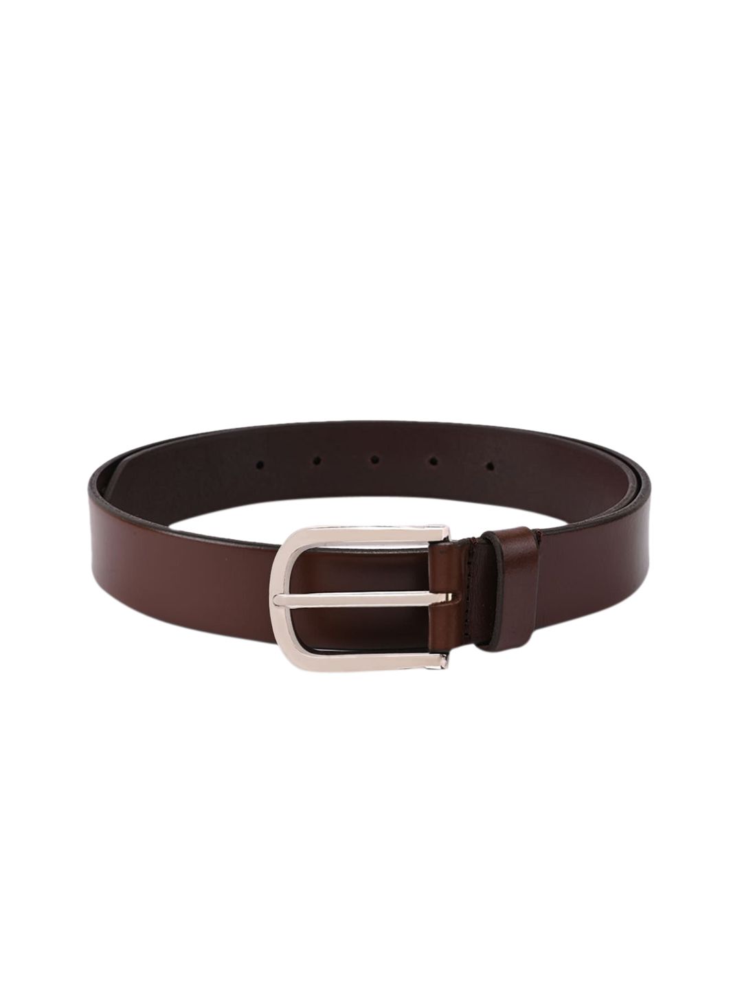 BuckleUp Men Brown Solid Leather Belt-picture-57