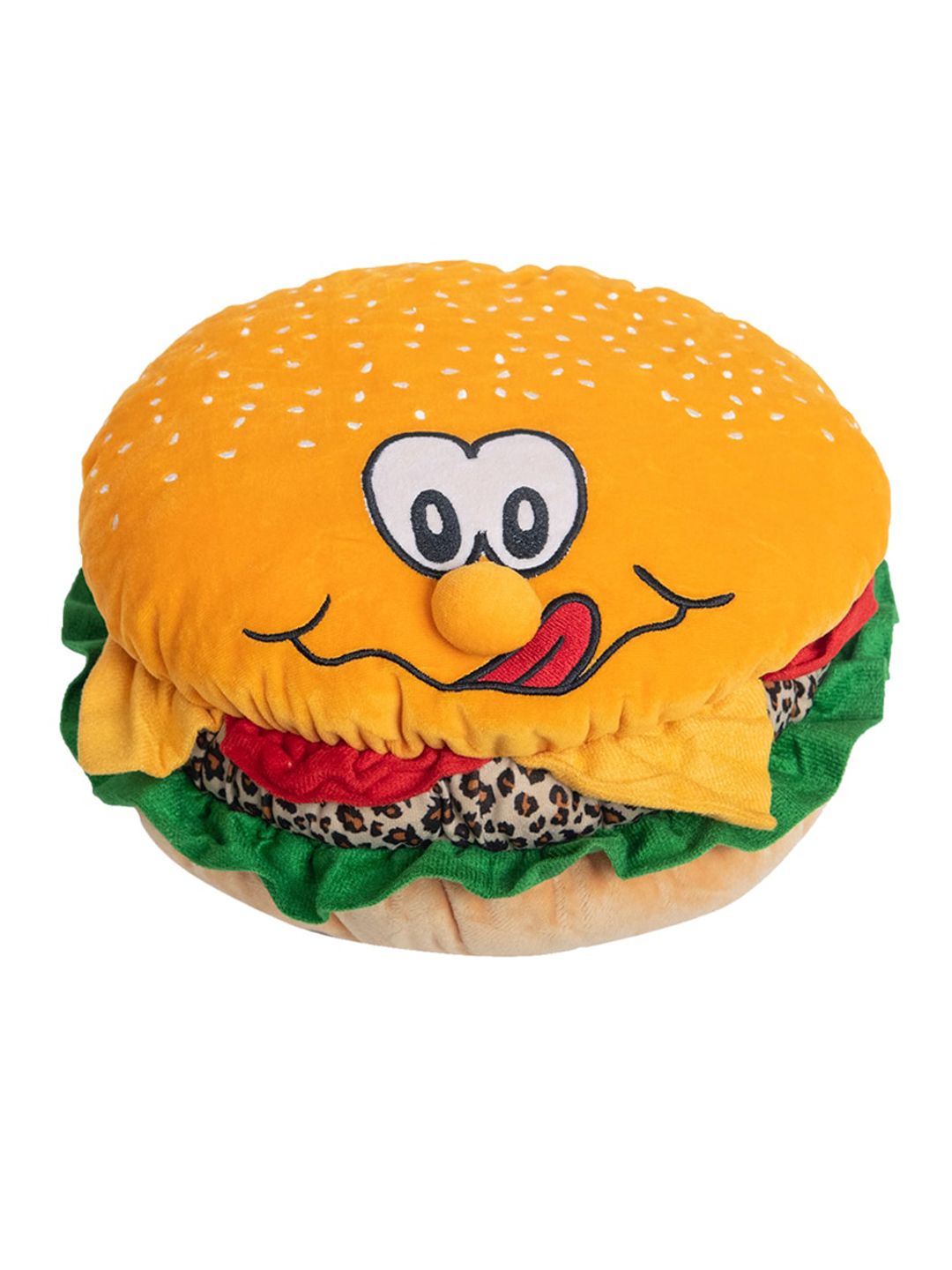Ultra Kids Brown & Green Hamburger Plush Soft Toy-image-43
