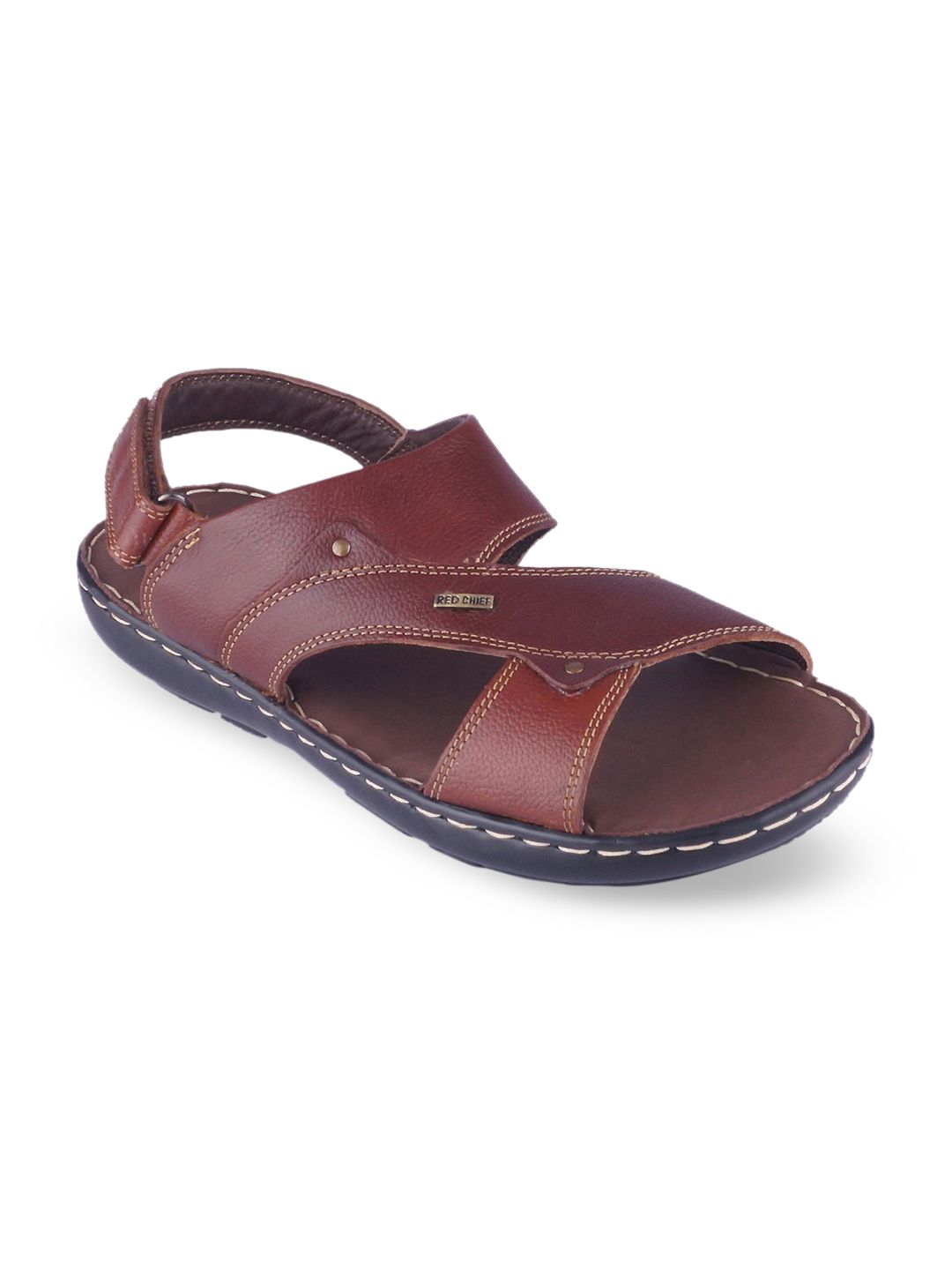 Red Chief Men Brown Comfort Sandals