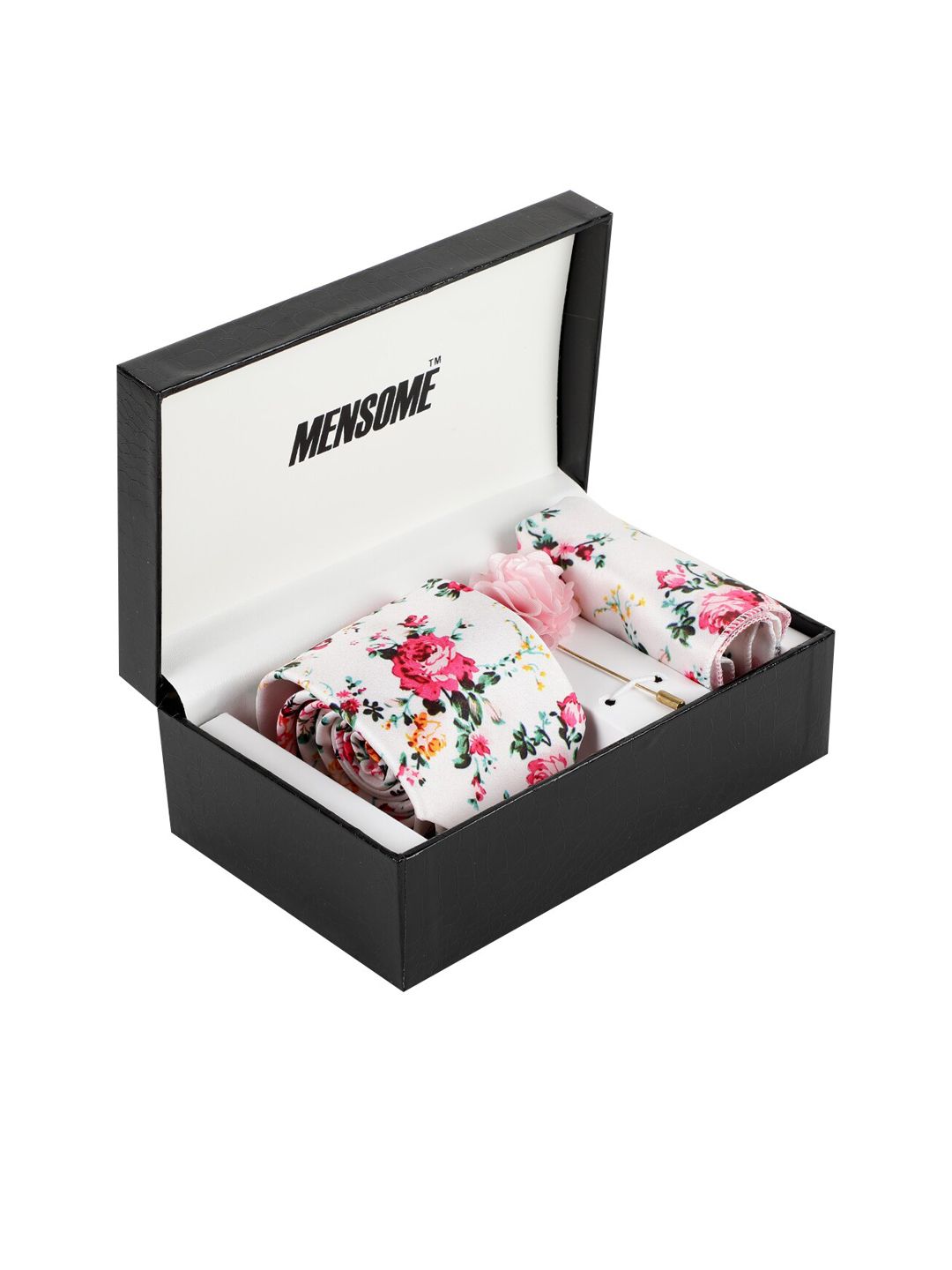MENSOME Men White & Pink Accessory Gift Set-picture-13